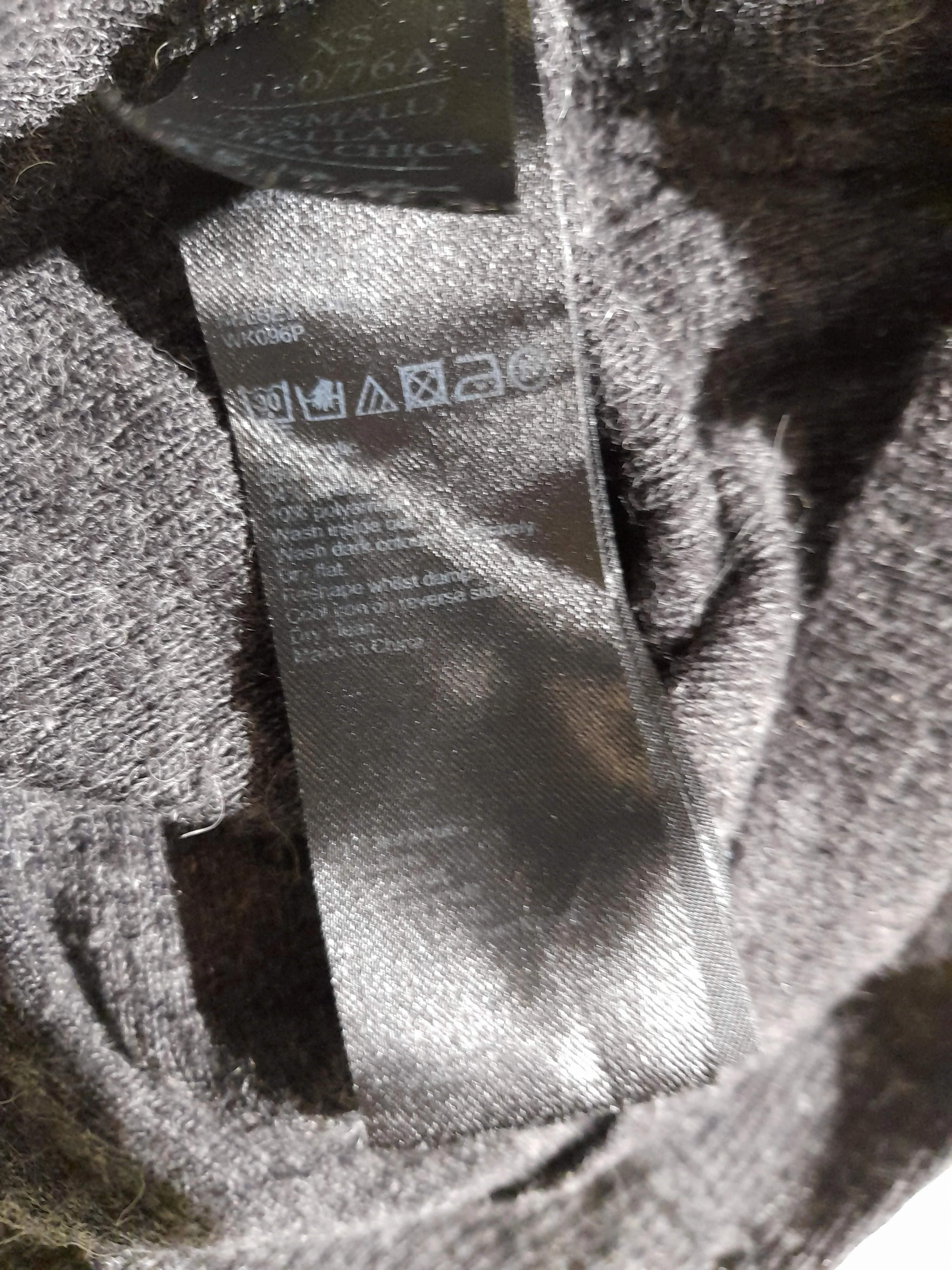 AllSaints Women's Top XS Grey Viscose with Polyester Long Sleeve V-Neck Basic - Image 6