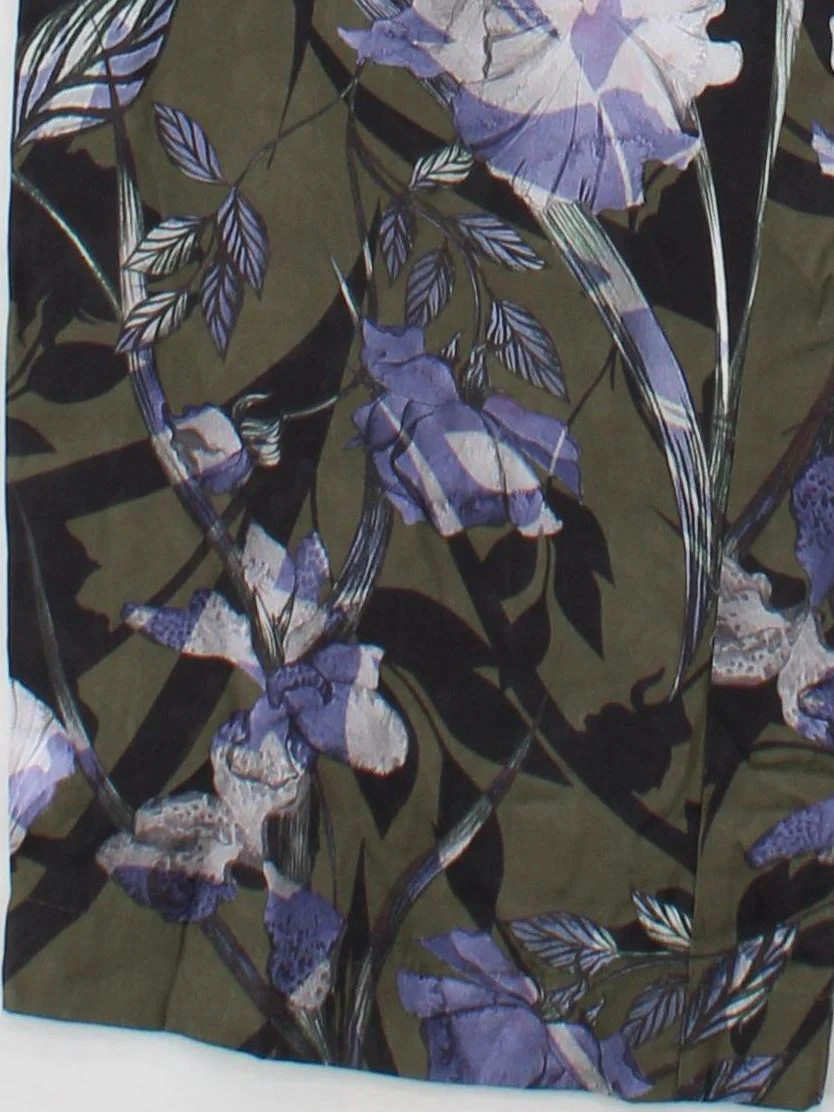 AllSaints Women's Trousers S Multi Floral 100% Viscose Wide-Leg Sweatpants - Image 4