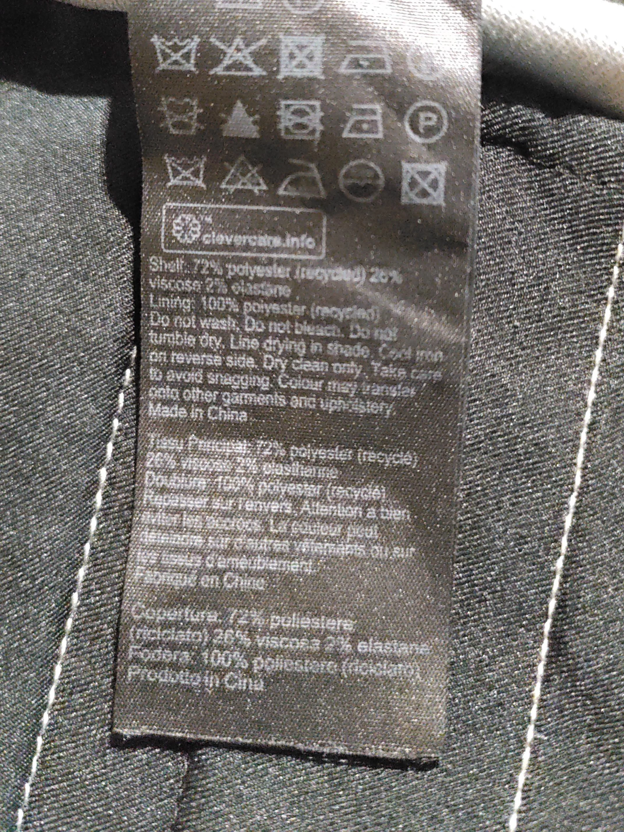 AllSaints Women's Trousers UK 14 Grey Polyester with Viscose, Elastane Chino - Image 6