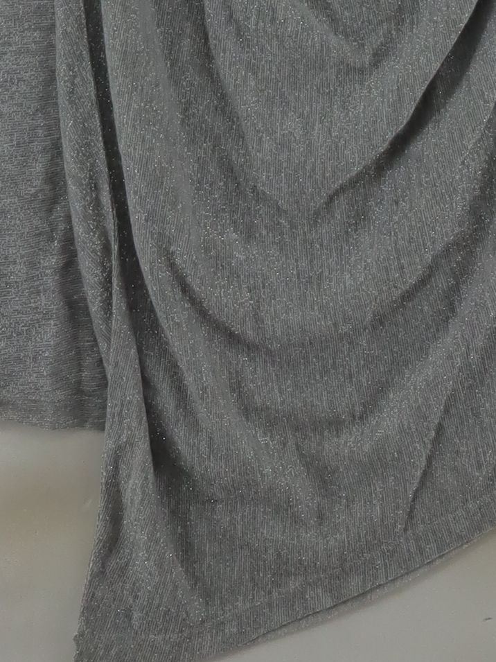 AllSaints Wrap Mini Dress L in Silver - Image 4