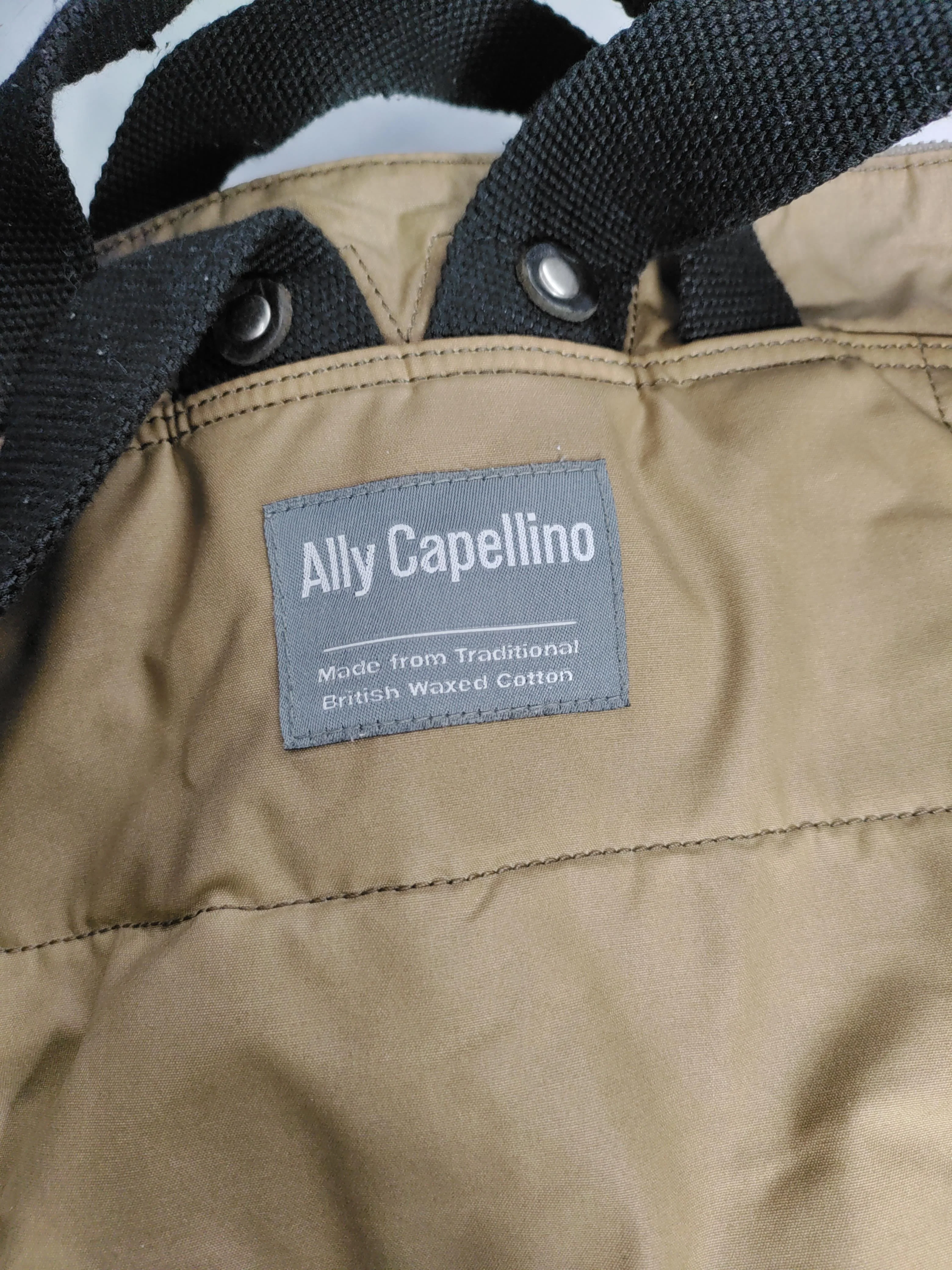 Ally Capellino Men's Bag Brown 100% Cotton Backpack - Image 6