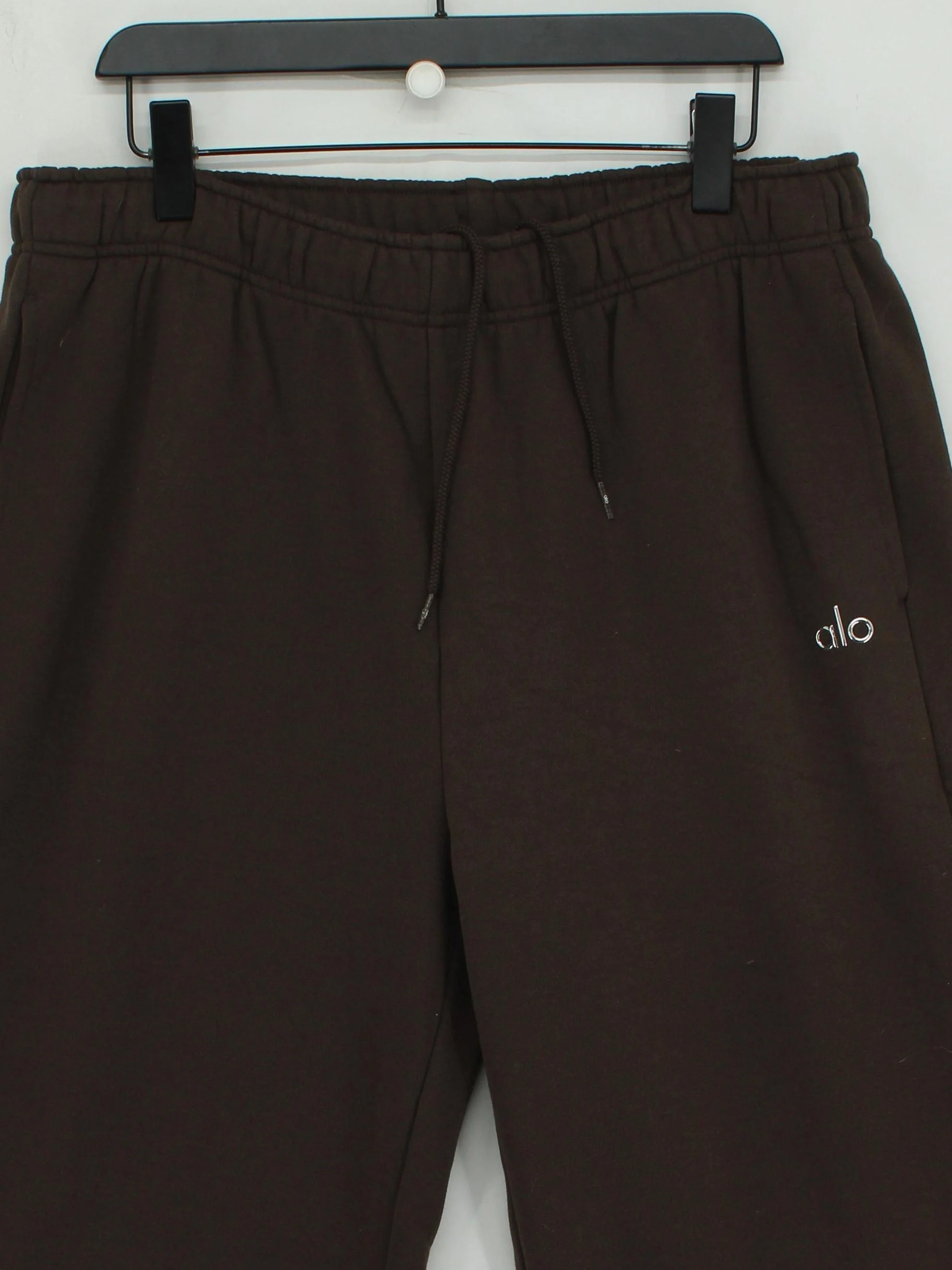 Alo Yoga Men's Sports Bottoms L Brown Cotton with Polyester Sweatpants - Image 3