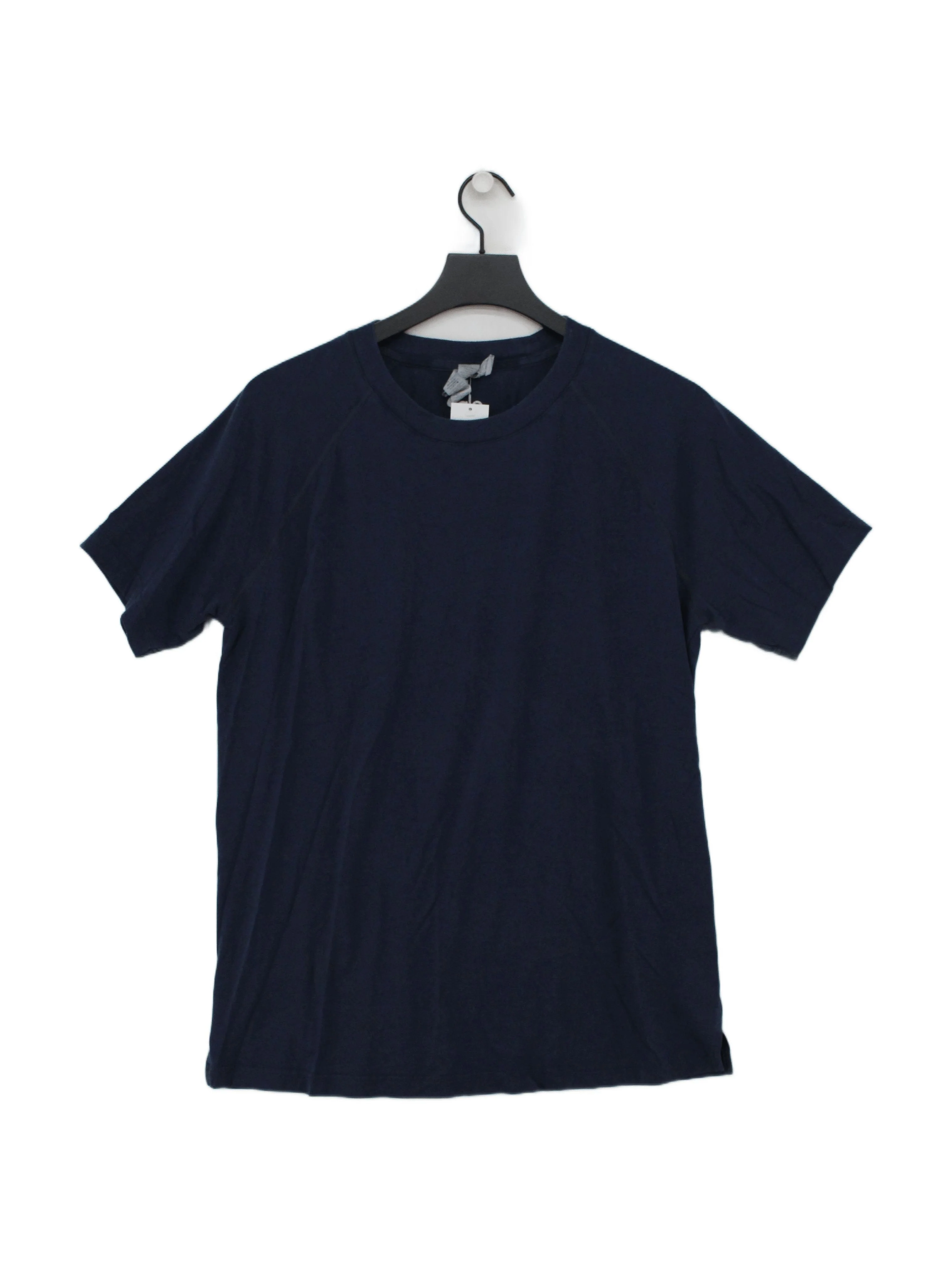 Alo Yoga Men's T-Shirt M Blue Cotton with Viscose, Elastane Basic