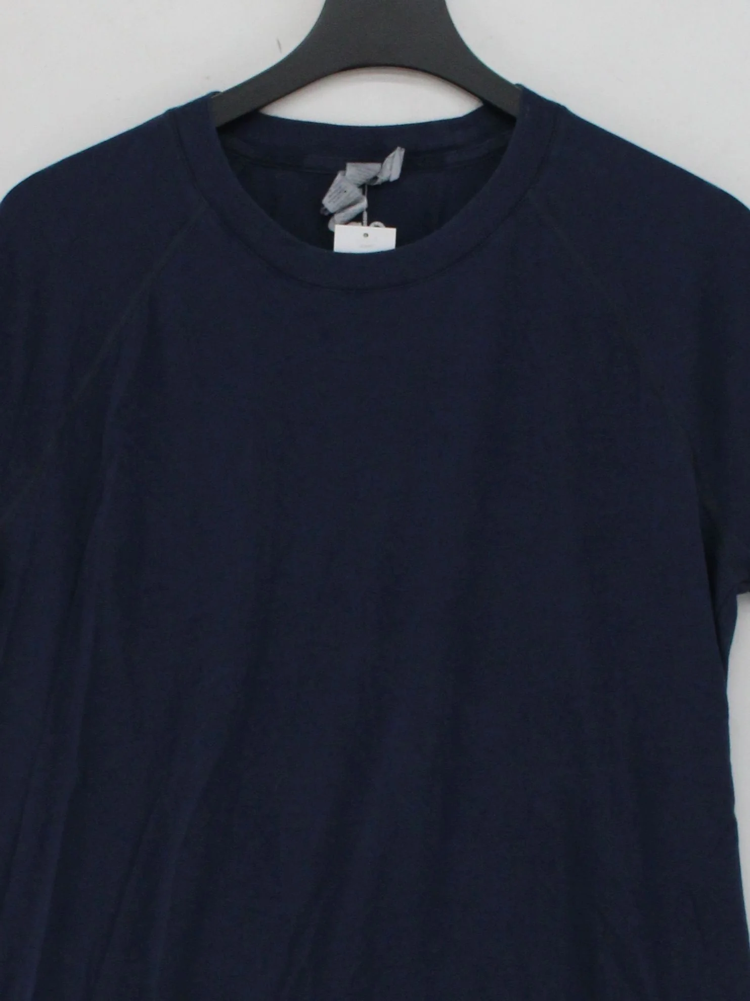Alo Yoga Men's T-Shirt M Blue Cotton with Viscose, Elastane Basic - Image 3