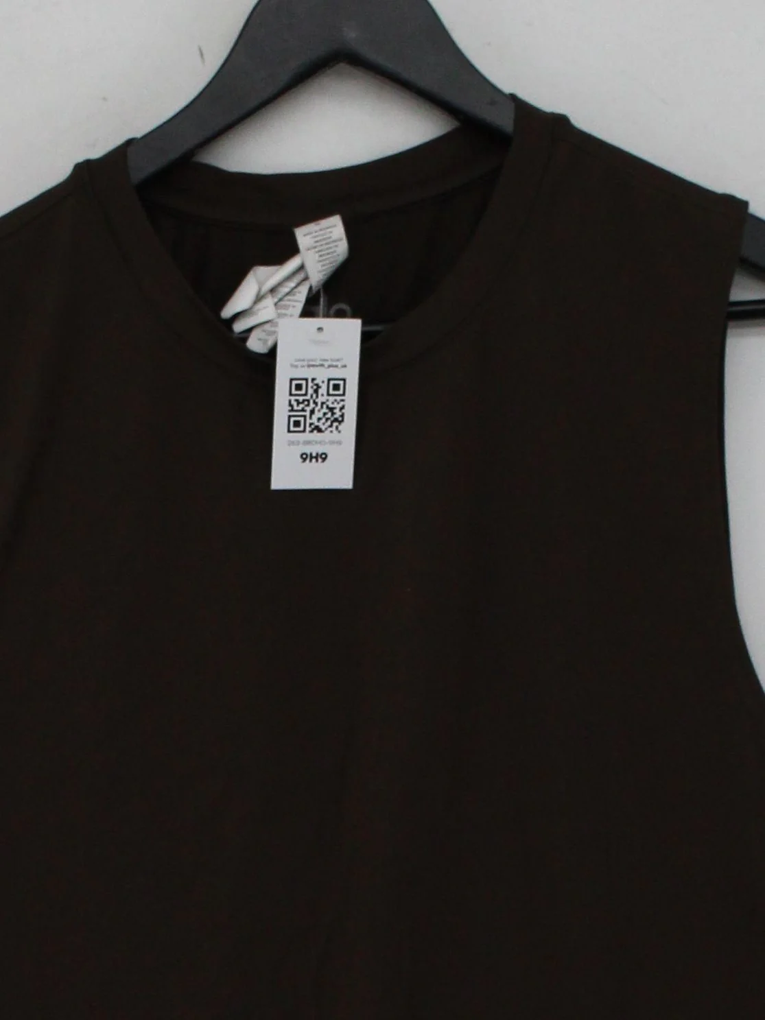 Alo Yoga Men's T-Shirt M Brown Polyester with Elastane Basic - Image 3