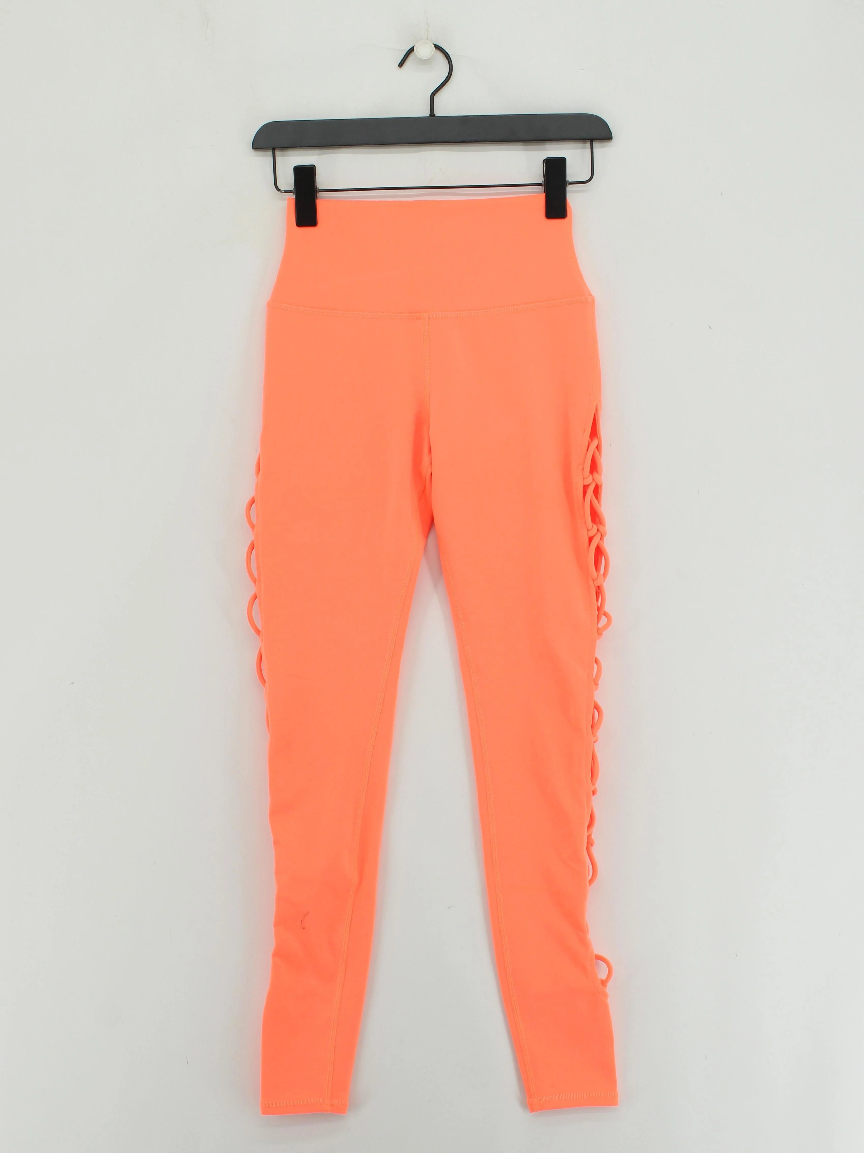 Alo Yoga Women's Leggings XS Orange Polyester with Spandex Full length - Image 2