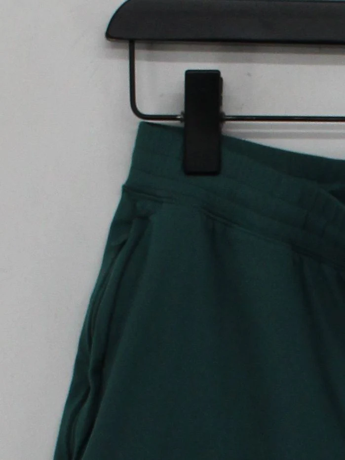 Alo Yoga Women's Shorts M Green Polyester with Elastane Sweat - Image 4