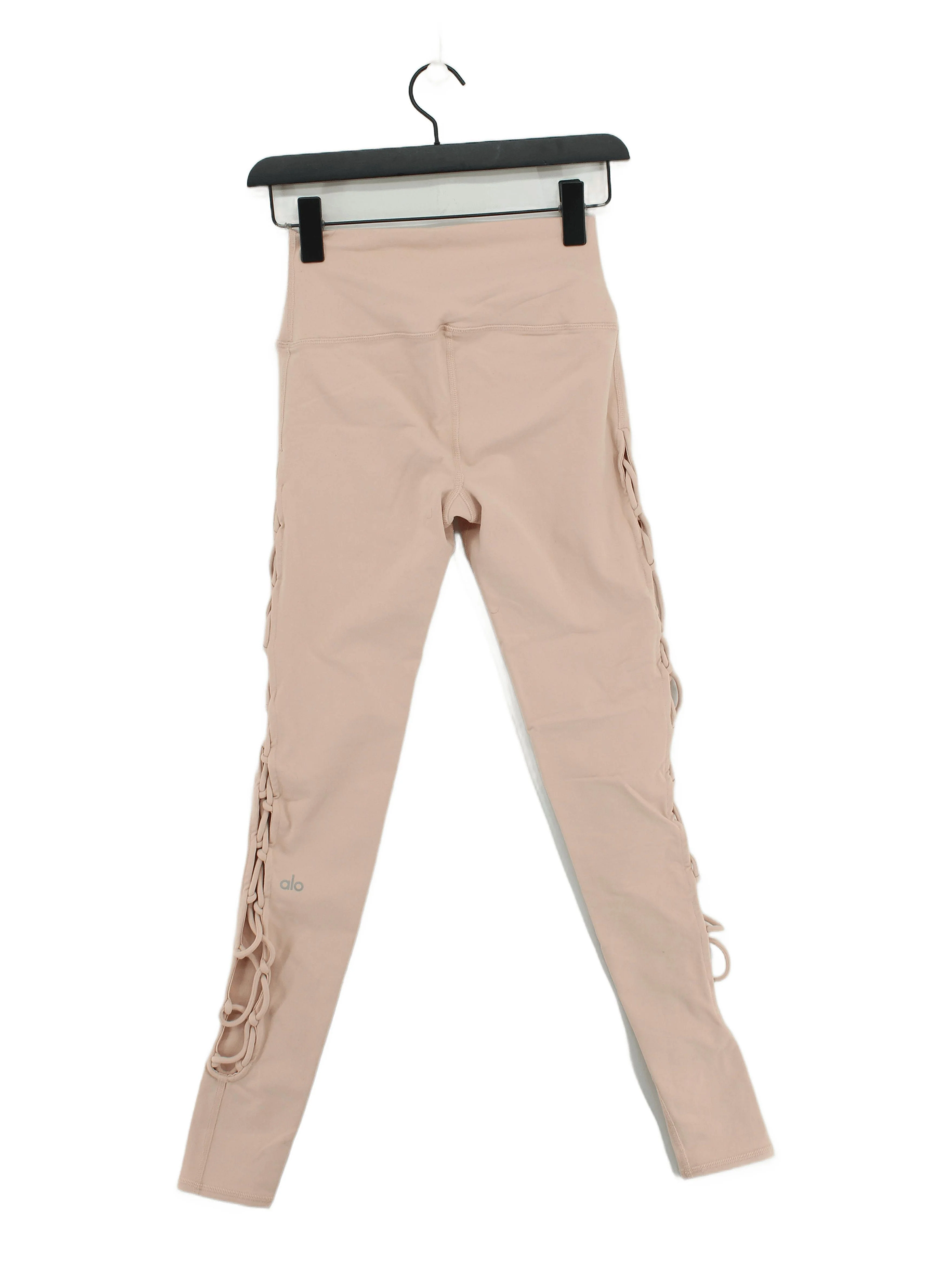 Alo Yoga Women's Sports Bottoms XS Pink Nylon with Spandex Sweatpants