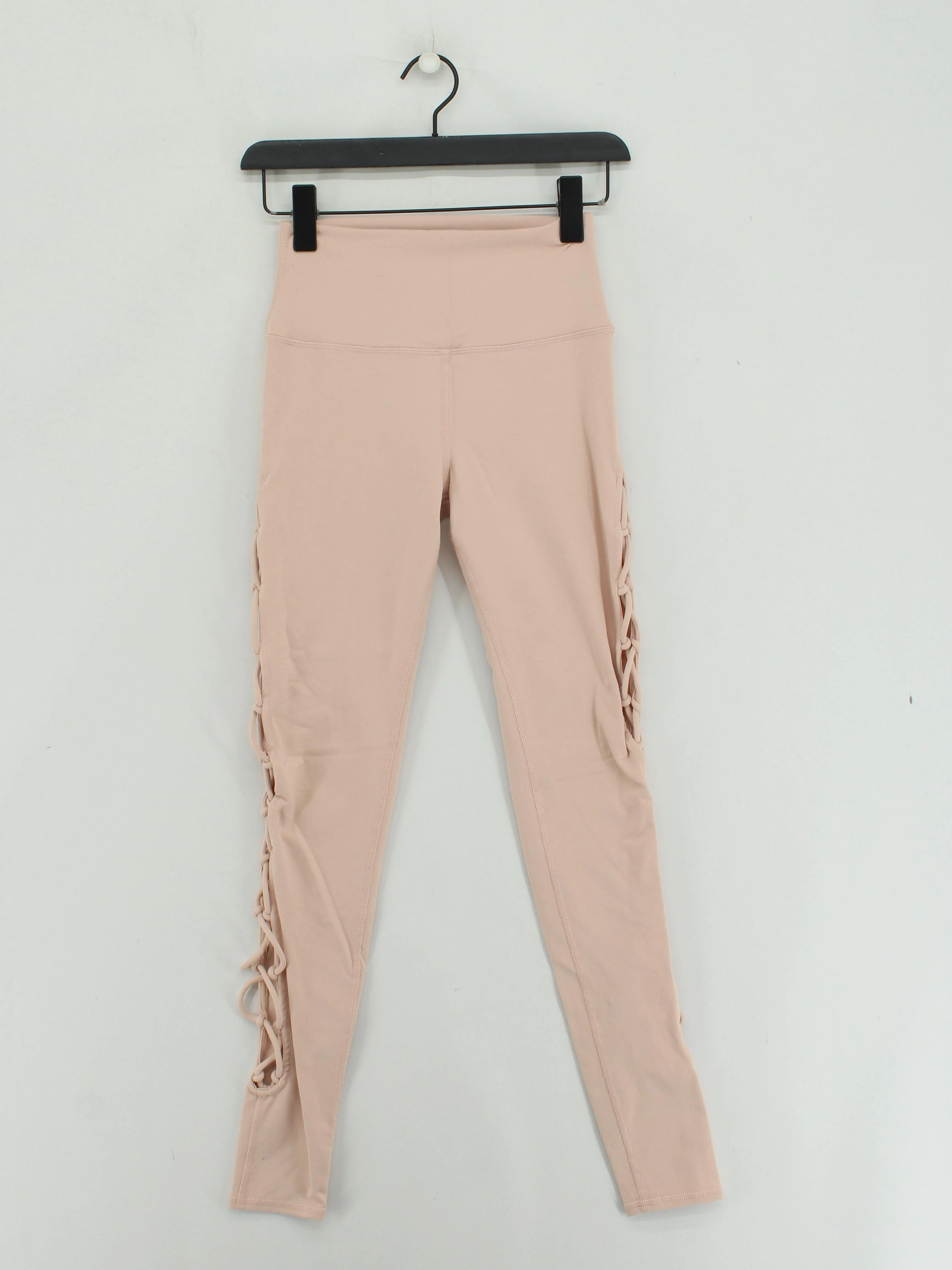Alo Yoga Women's Sports Bottoms XS Pink Nylon with Spandex Sweatpants - Image 2
