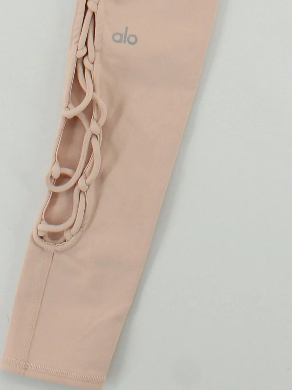 Alo Yoga Women's Sports Bottoms XS Pink Nylon with Spandex Sweatpants - Image 4