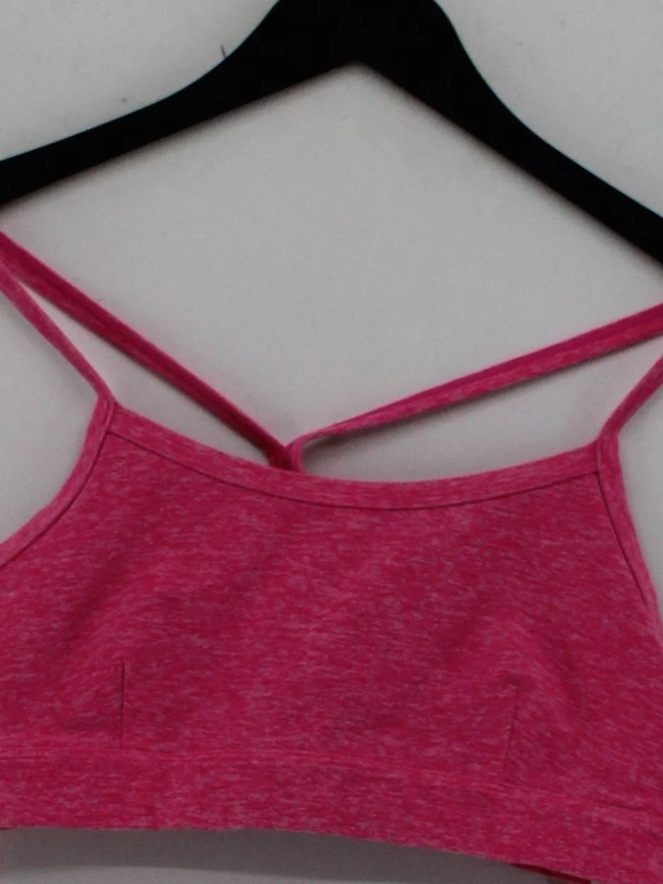 Alo Yoga Women's T-Shirt S Pink Polyester with Spandex, Nylon, Elastane Basic - Image 3