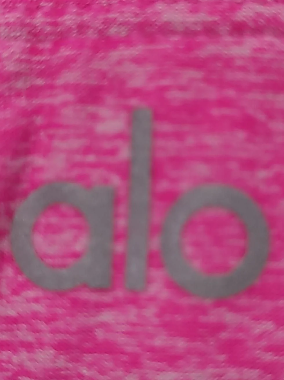 Alo Yoga Women's T-Shirt S Pink Polyester with Spandex, Nylon, Elastane Basic - Image 5