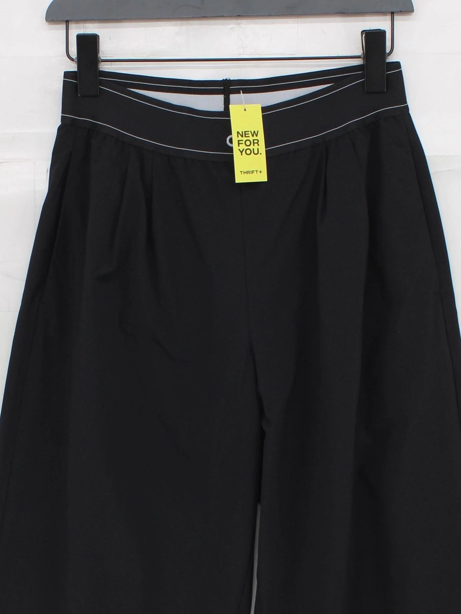 Alo Yoga Women's Trousers S Black 100% Other Wide-Leg Sweatpants - Image 3