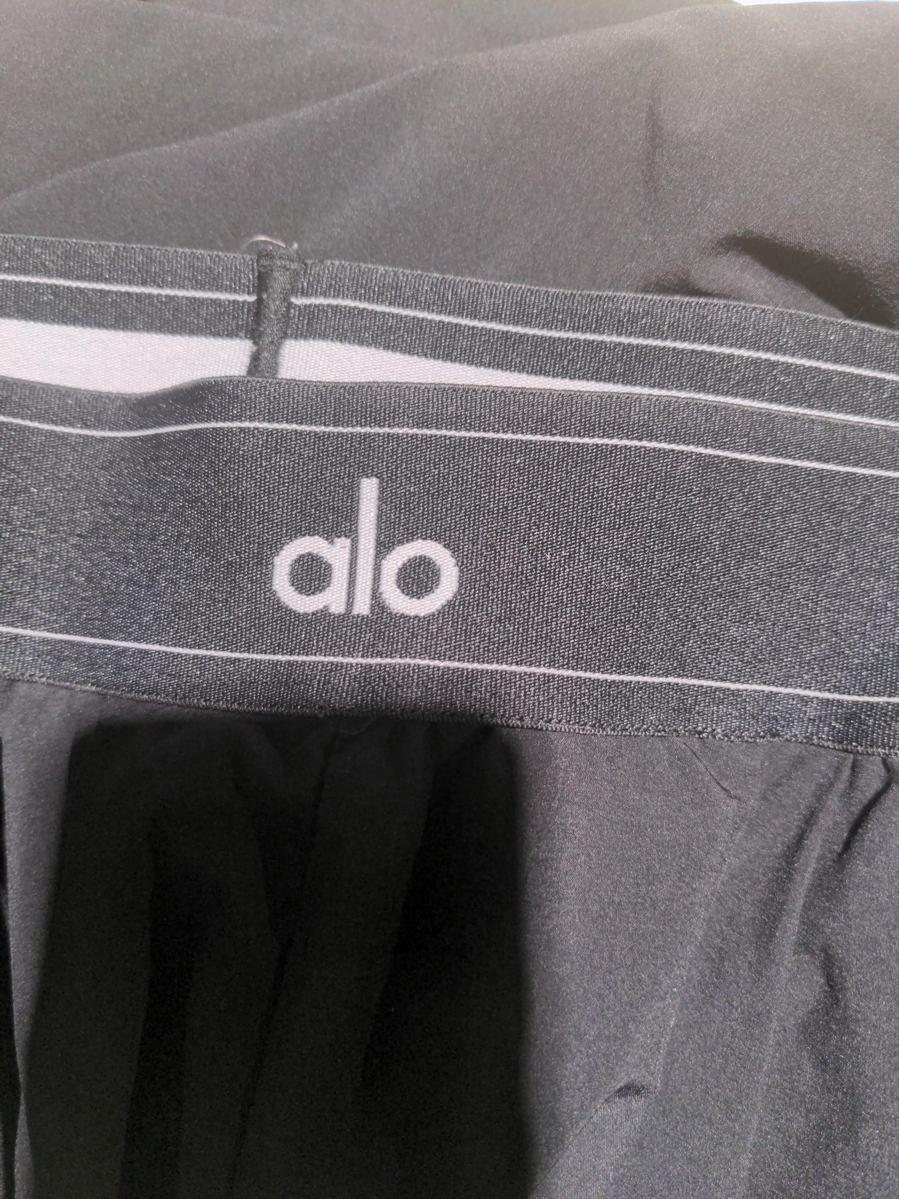 Alo Yoga Women's Trousers S Black 100% Other Wide-Leg Sweatpants - Image 5