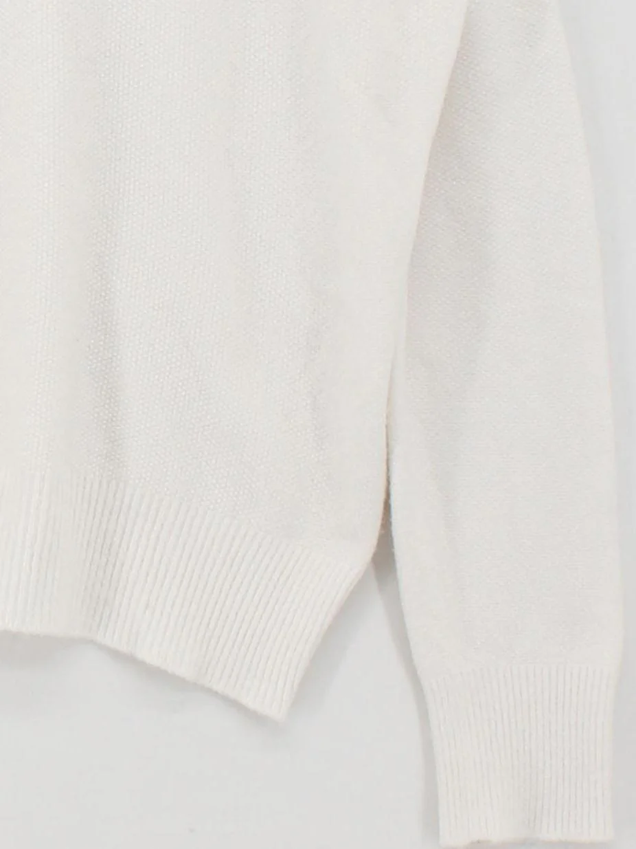 Alpini Knitwear Women's Jumper XL White Viscose - Image 4