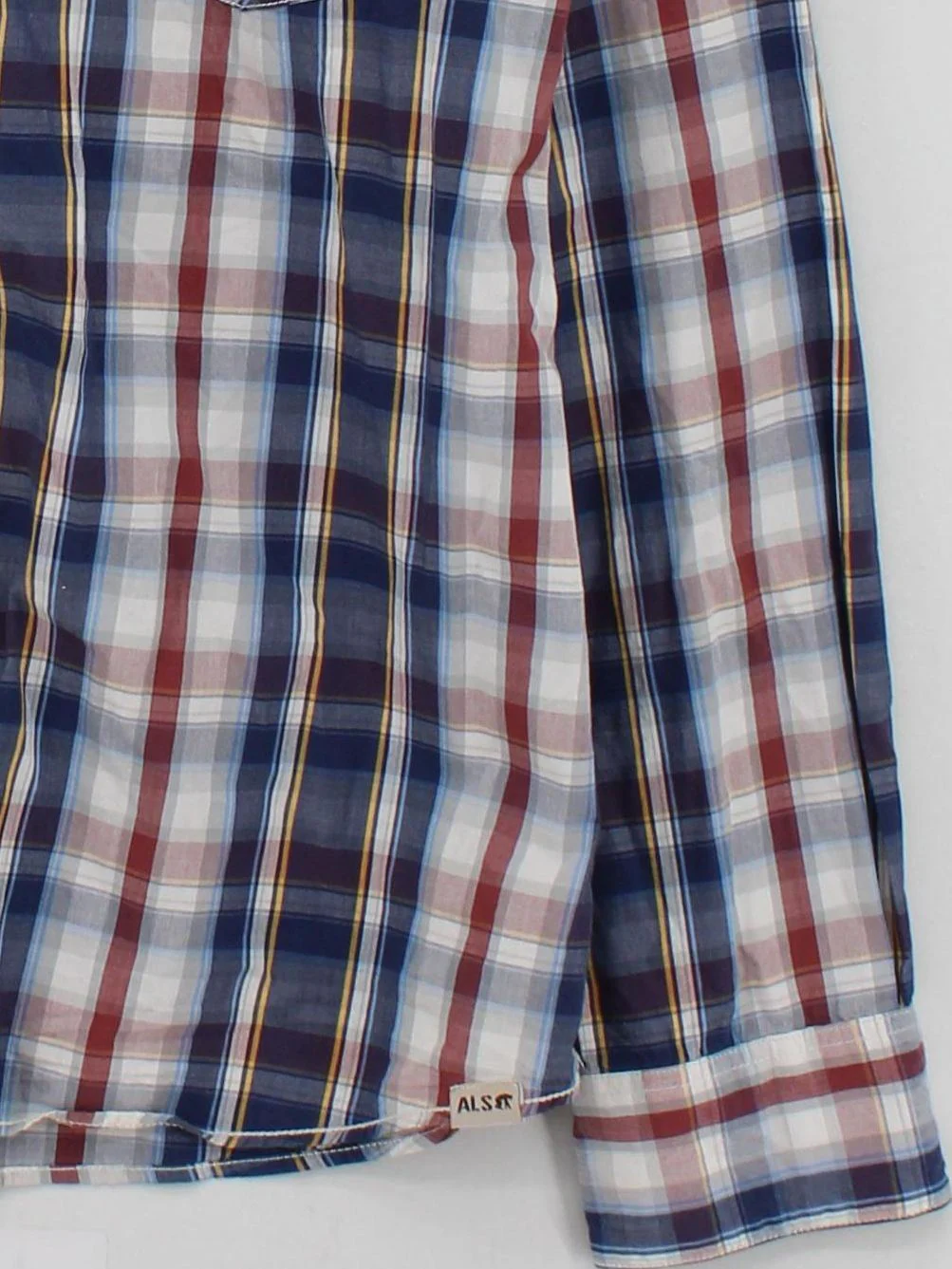 Als Men's Shirt XL Multi Checkered 100% Cotton Basic - Image 4