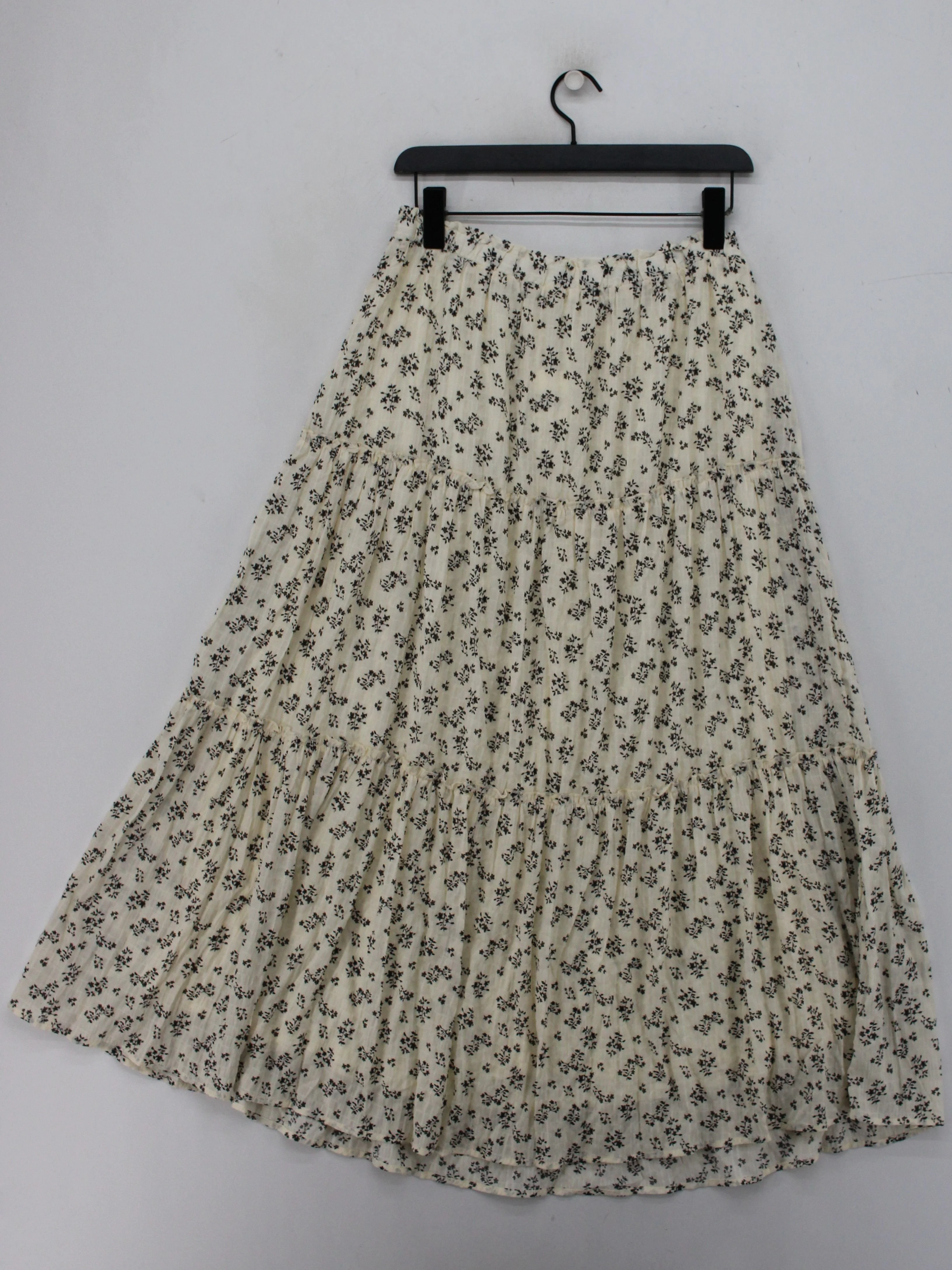 Altar''d State Women's Maxi Skirt UK 10 Cream Floral 100% Other Long Maxi - Image 2