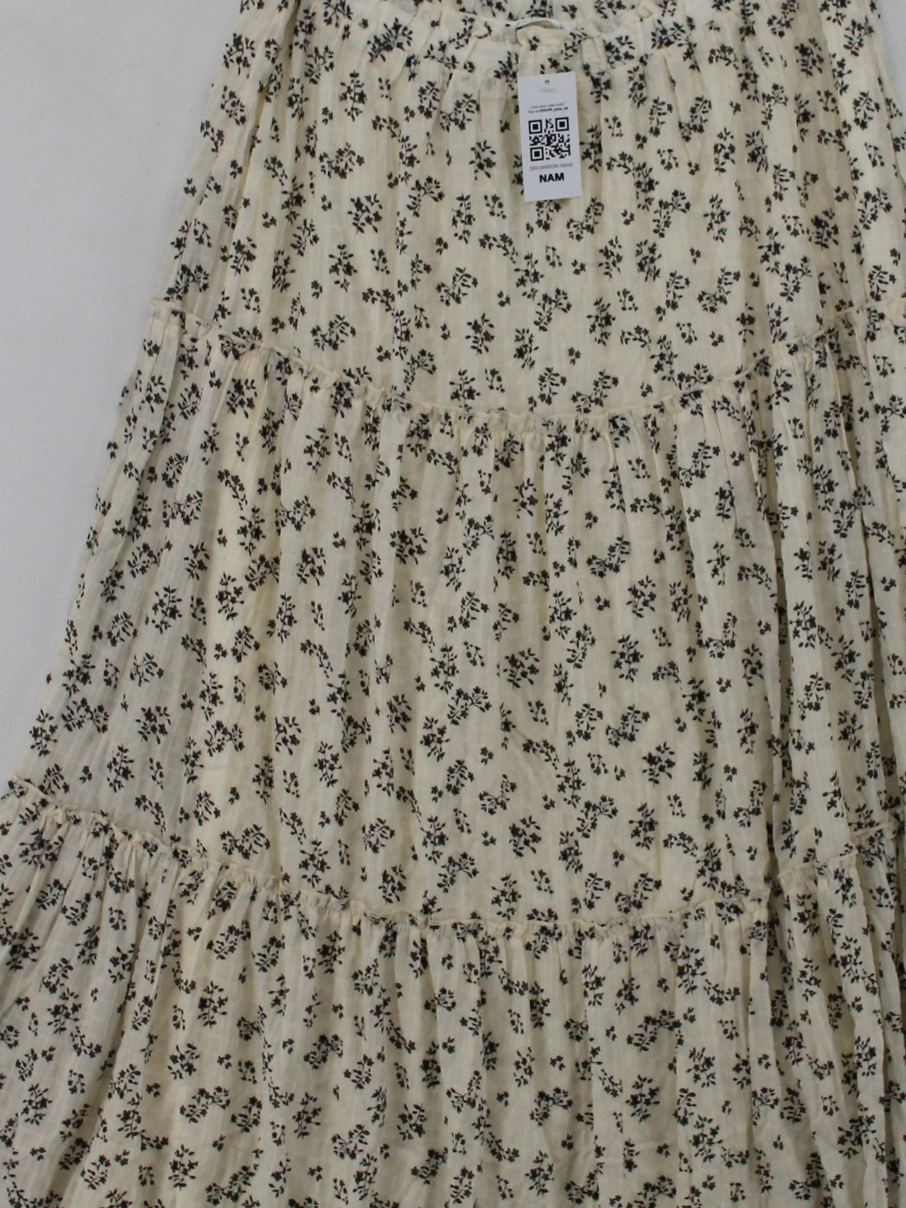 Altar''d State Women's Maxi Skirt UK 10 Cream Floral 100% Other Long Maxi - Image 3