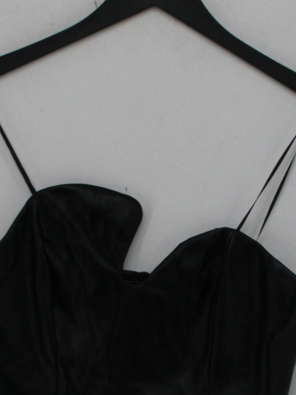 Amanda Uprichard Women's Top S Black Polyester with Other Cropped - Image 3