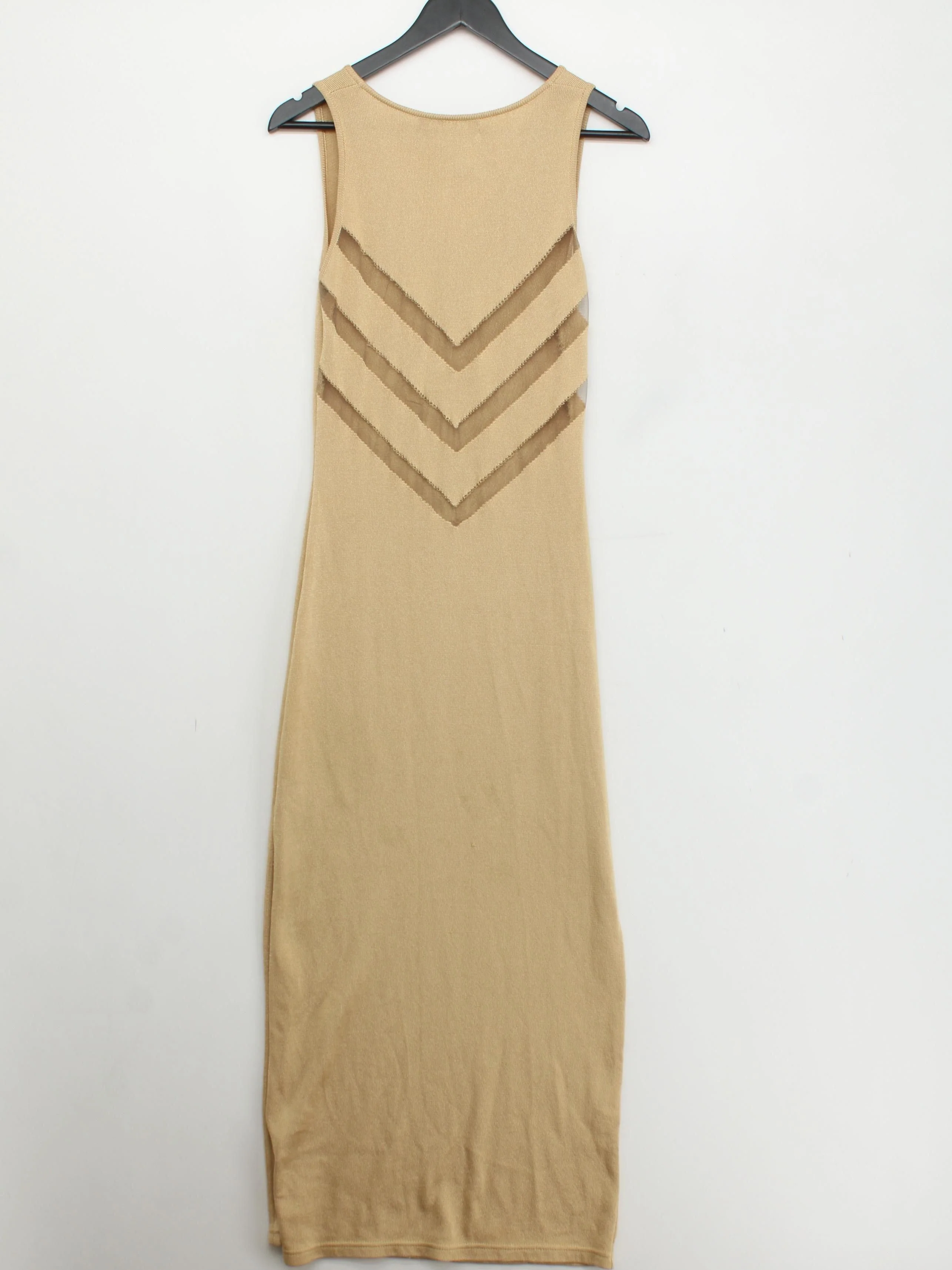 Amaya Arzuaga Maxi Dress in Tan - Image 2