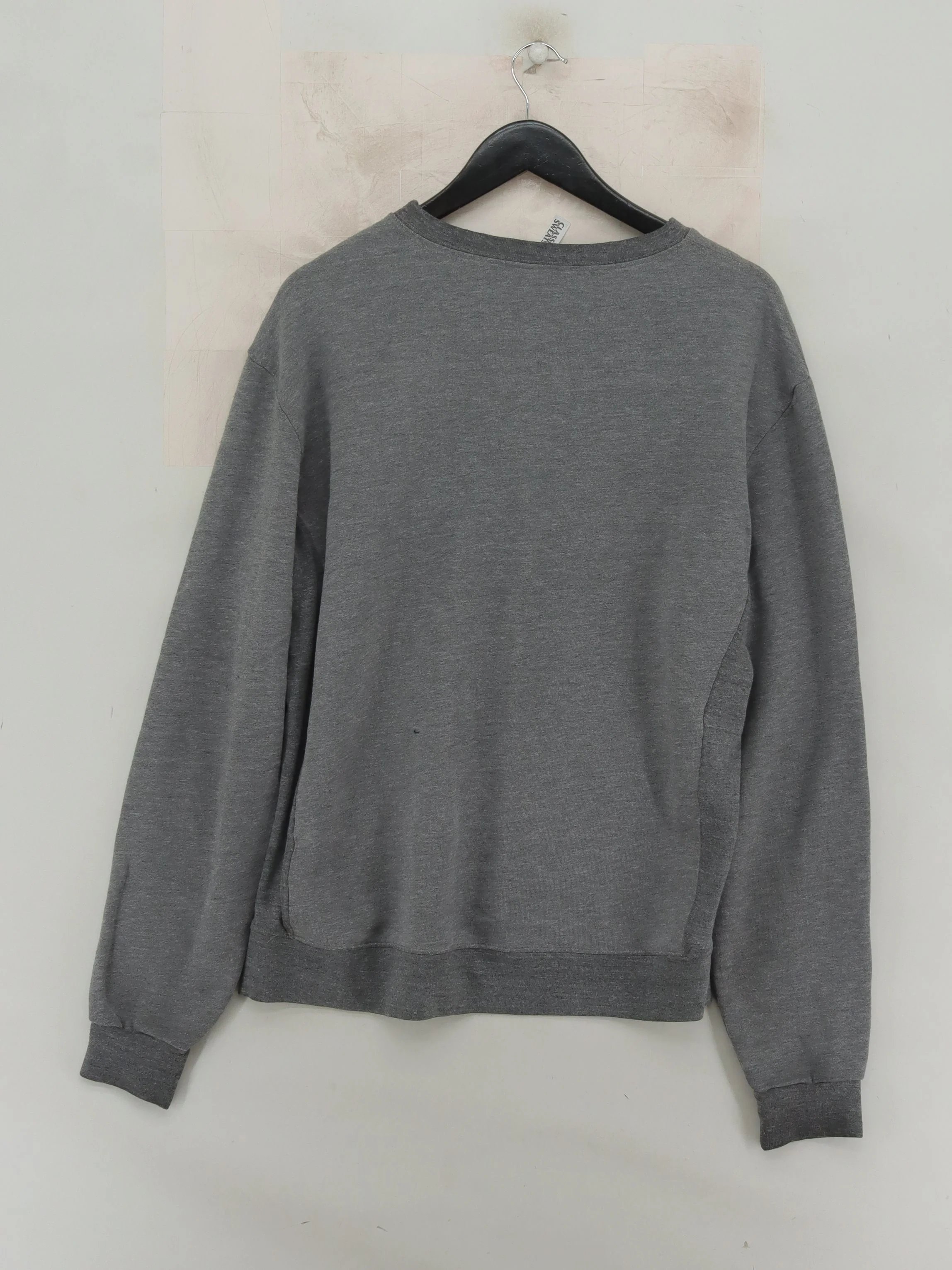 American Apparel Men's Hoodie L Grey Cotton with Polyester, Elastane Pullover - Image 2