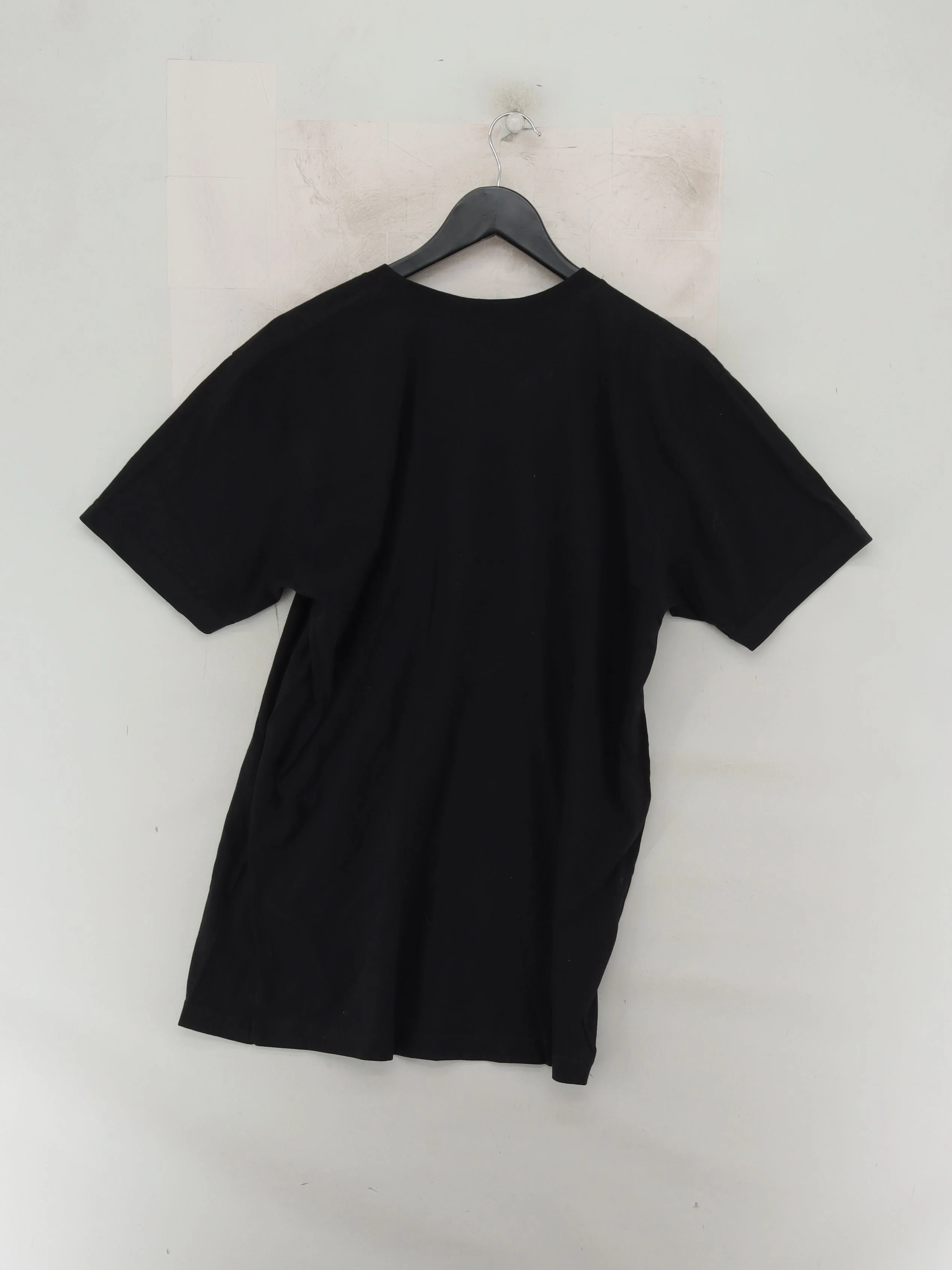 American Apparel Men's T-Shirt L Black Graphic 100% Cotton Basic - Image 2