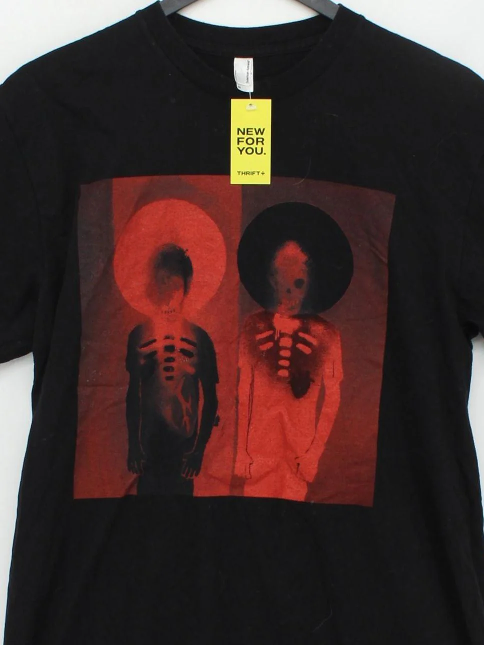 American Apparel Men's T-Shirt M Black Graphic 100% Cotton Basic - Image 3