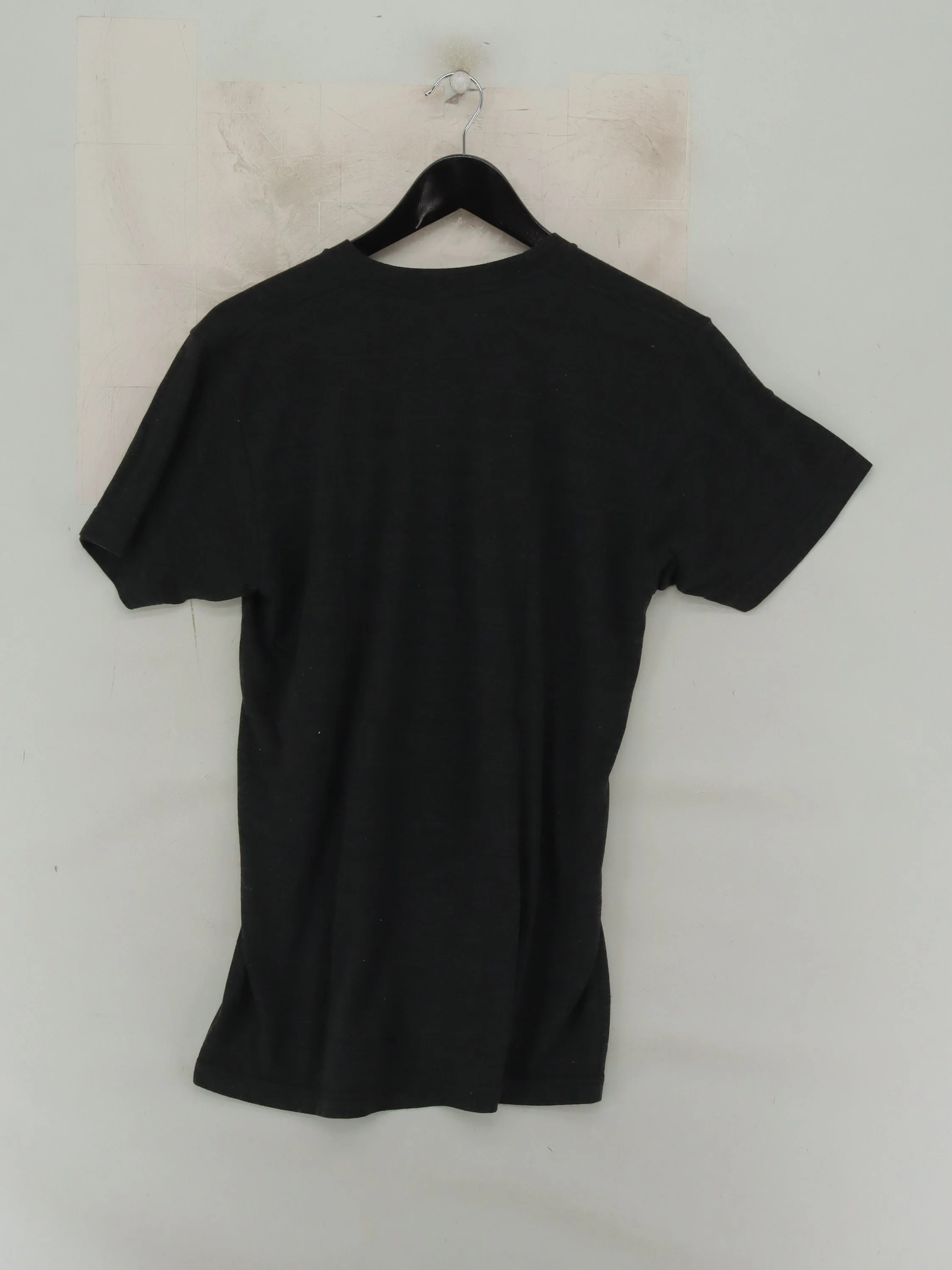 American Apparel Men's T-Shirt M Black Polyester with Cotton, Rayon Basic - Image 2