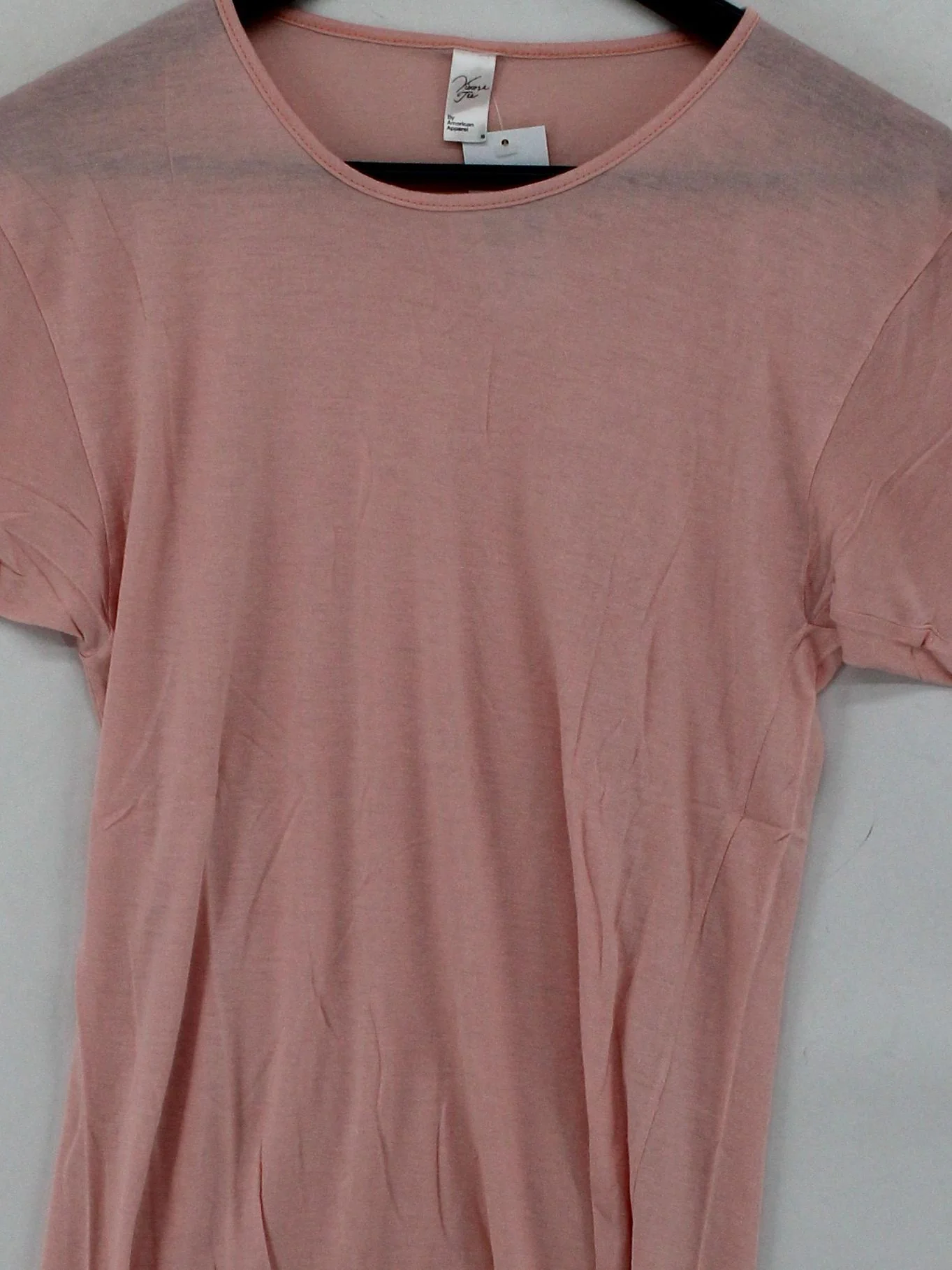 American Apparel Men's T-Shirt S Pink 100% Viscose Basic - Image 3