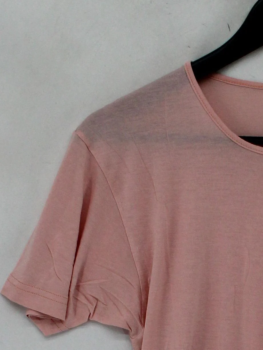 American Apparel Men's T-Shirt S Pink 100% Viscose Basic - Image 4