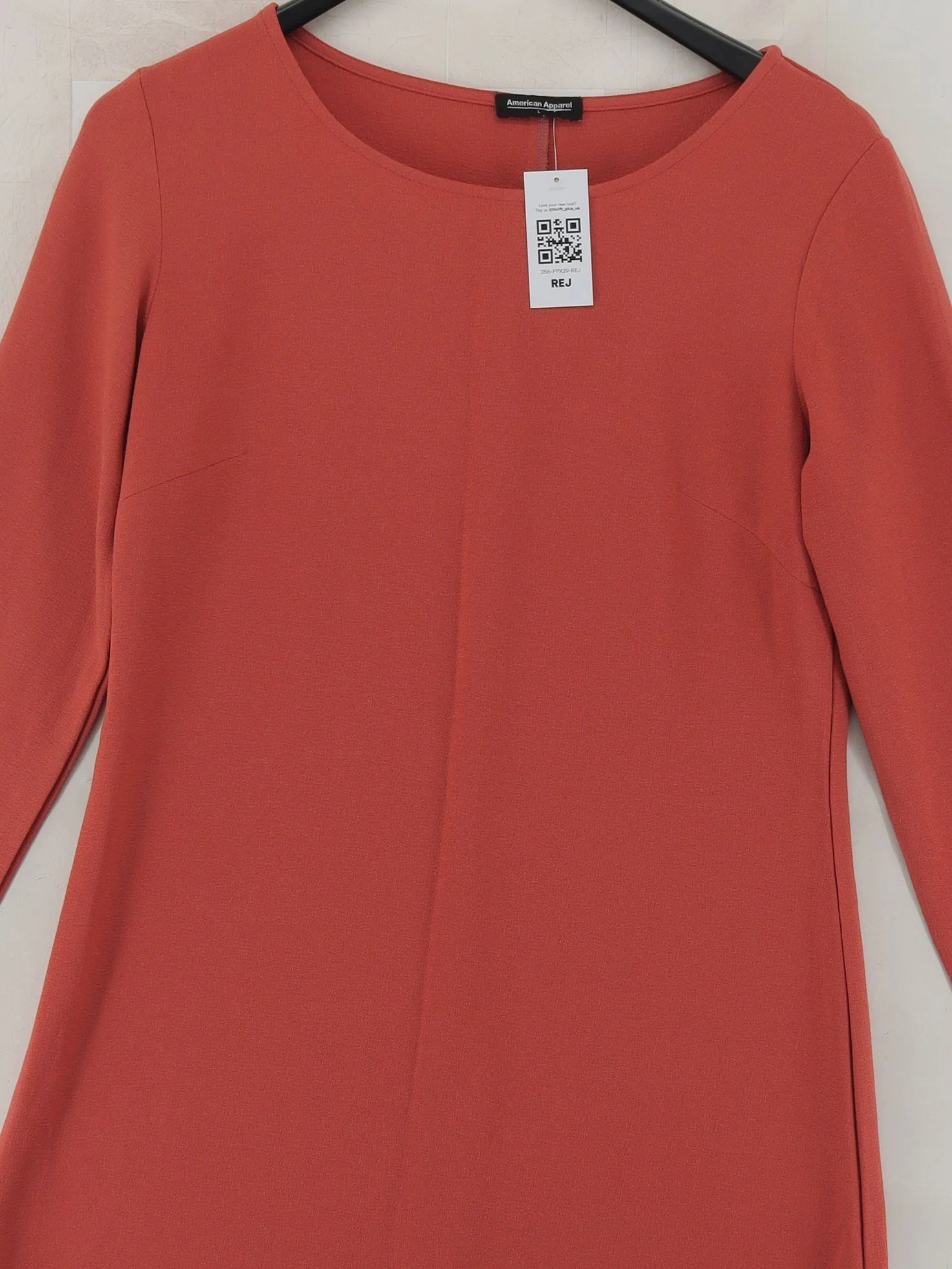 American Apparel T-Shirt Mini Dress L in Red - Image 3
