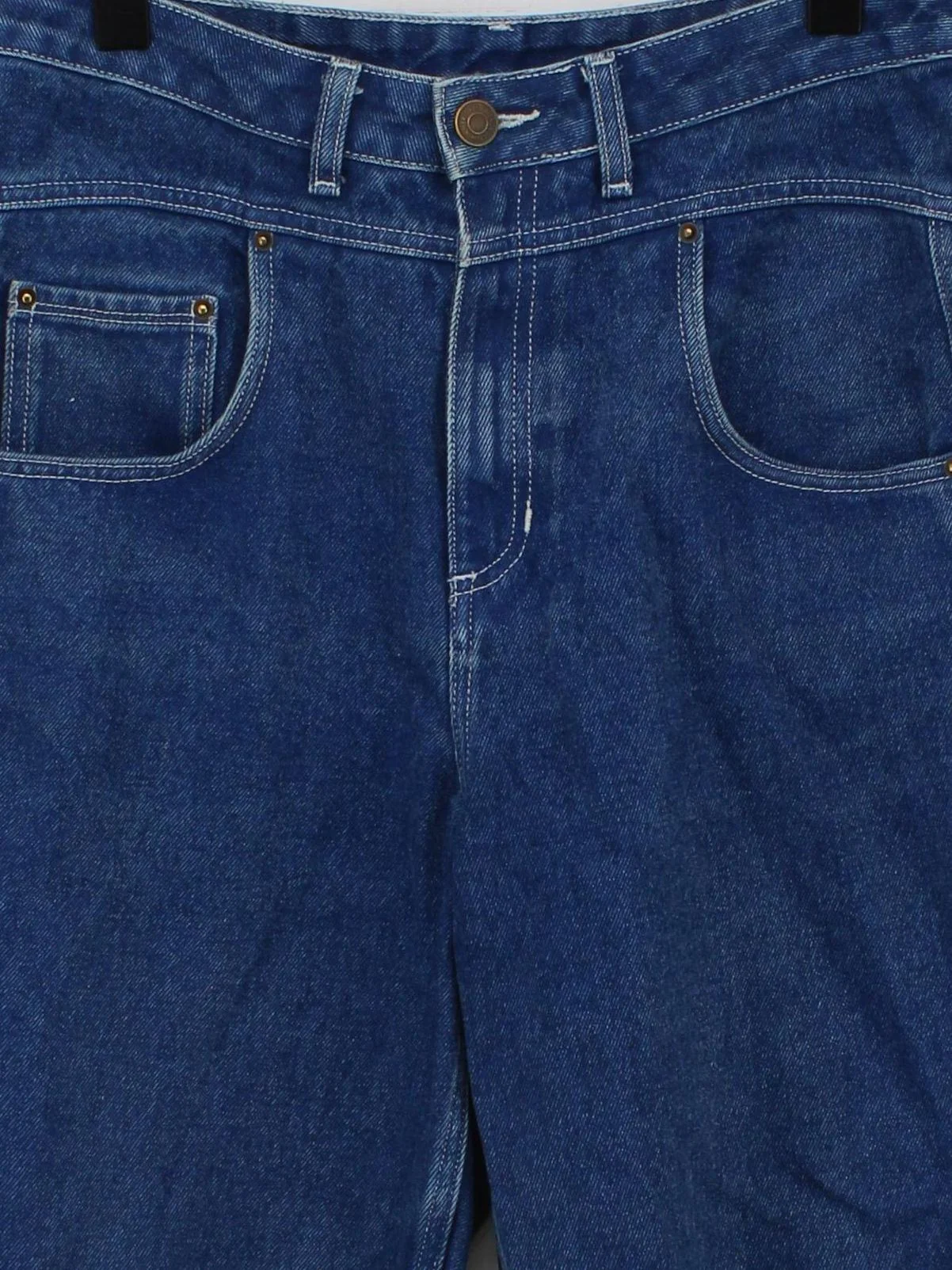 American Vintage Men's Jeans M Blue 100% Cotton Wide-Leg - Image 3