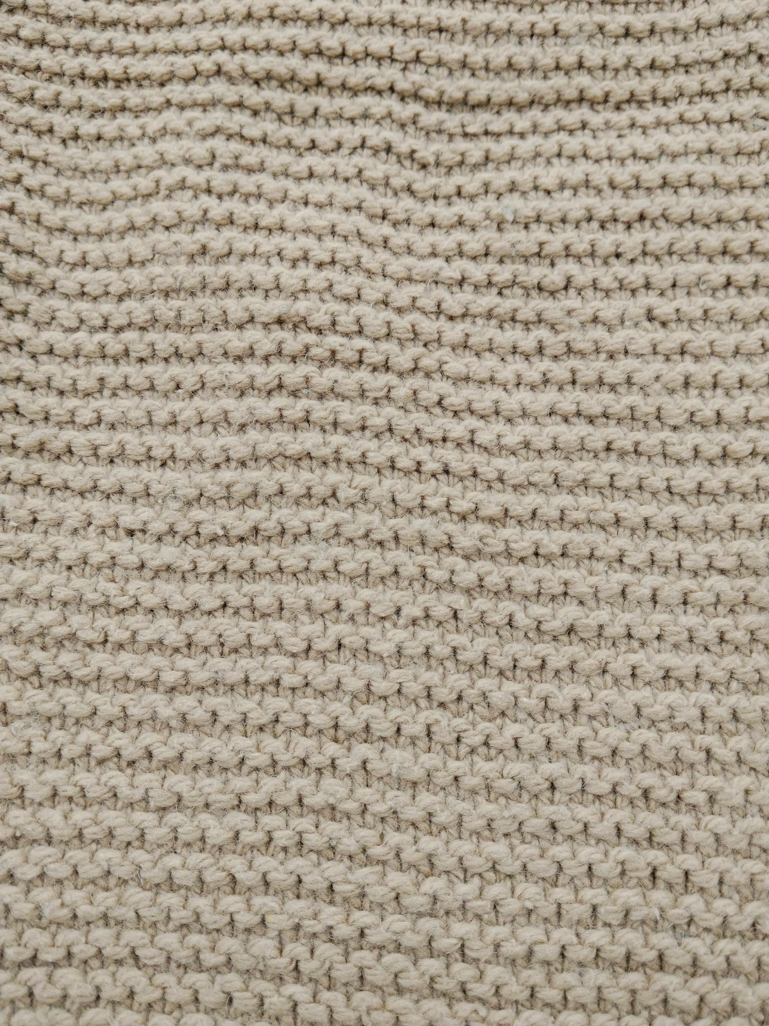 American Vintage Men's Scarf Tan 100% Wool Scarf - Image 3