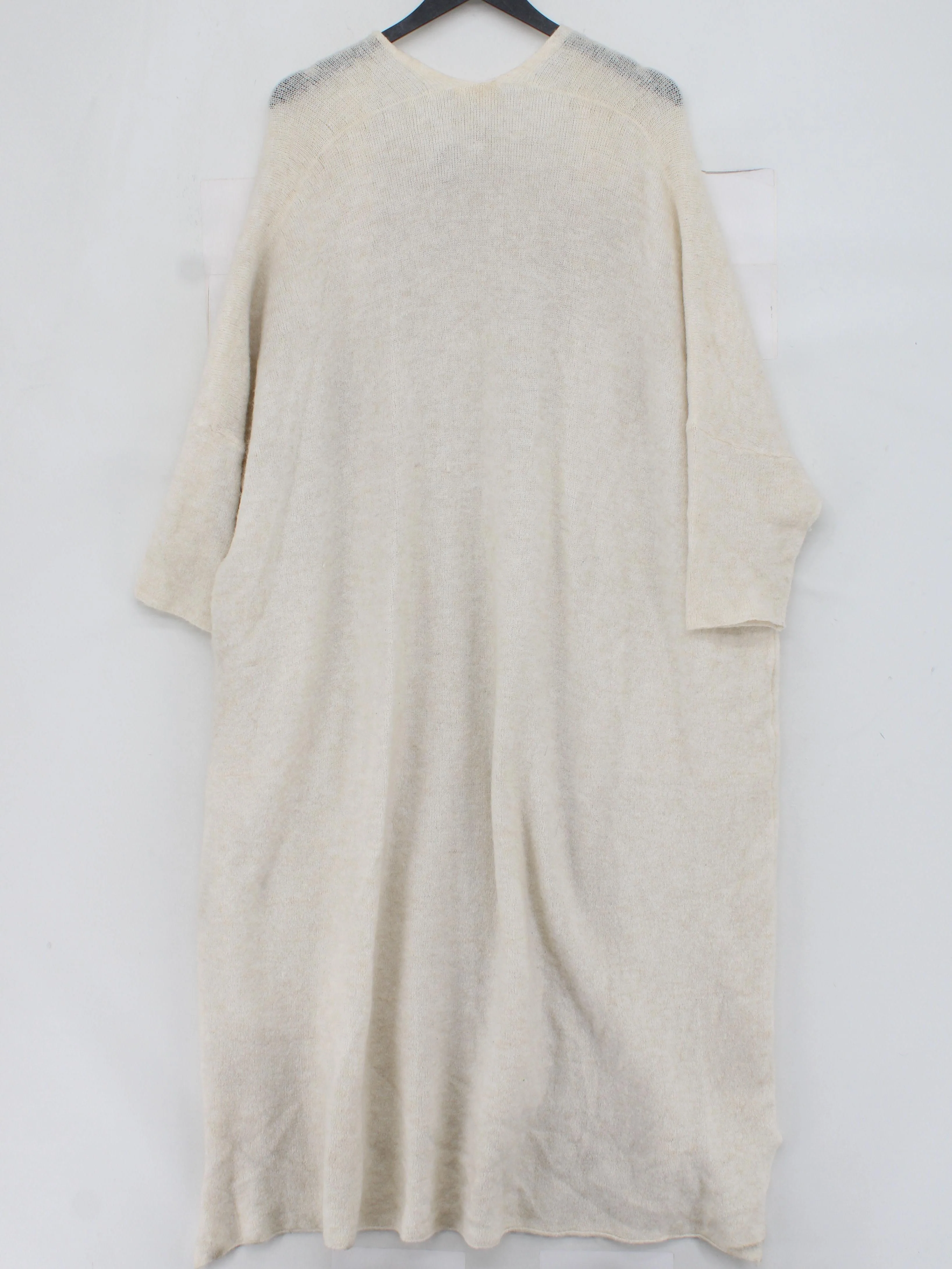 American Vintage Women's Cardigan Cream Polyamide with Acrylic, Wool Cardigan - Image 2
