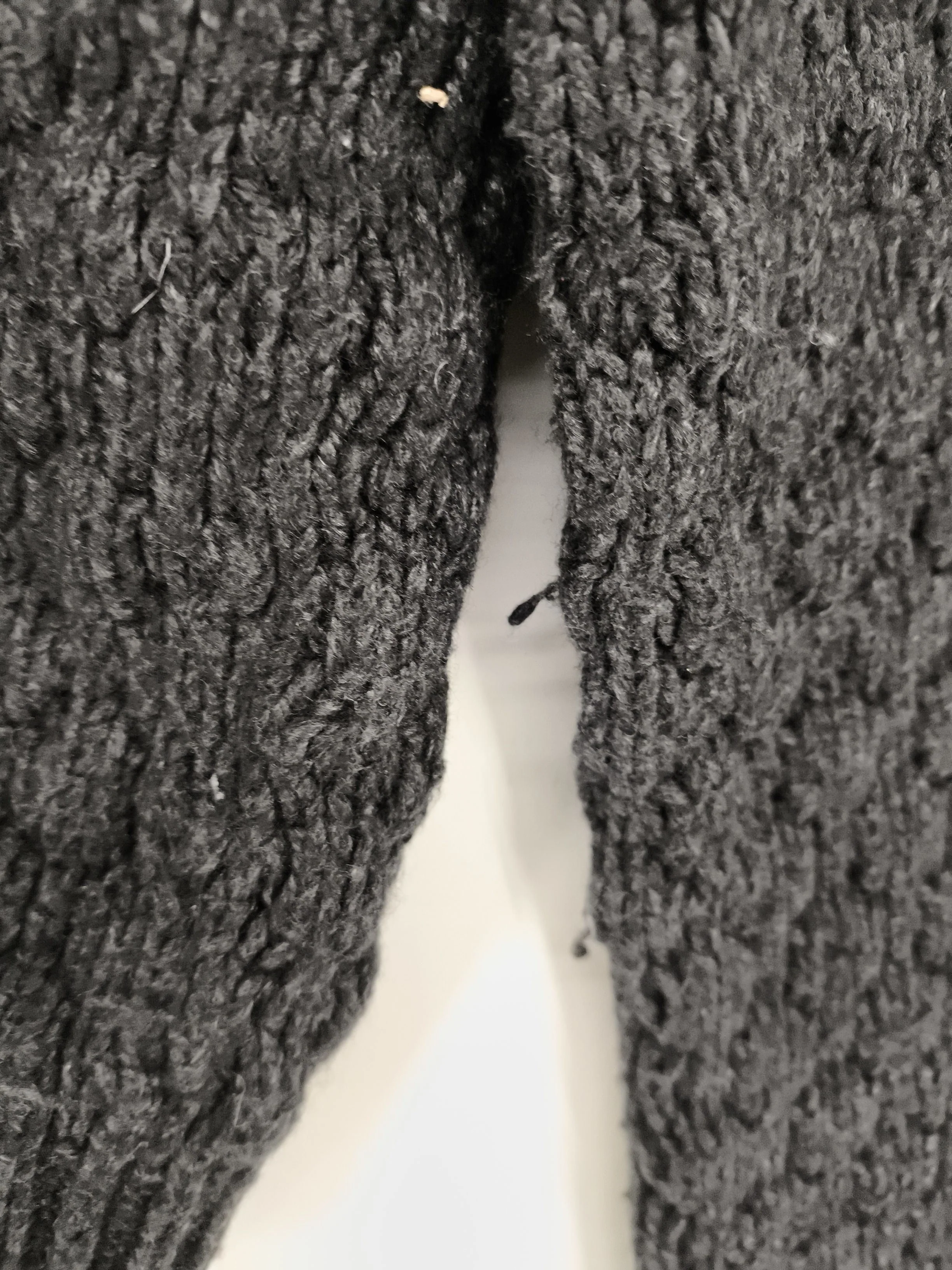 American Vintage Women's Cardigan M Black Polyester with Cotton, Wool Cardigan - Image 5