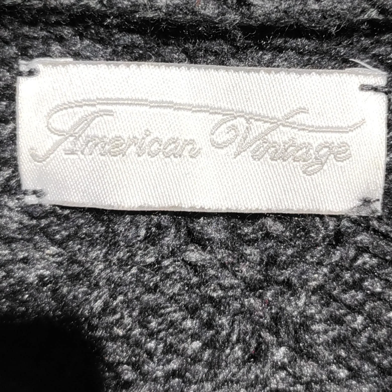 American Vintage Women's Cardigan M Black Polyester with Cotton, Wool Cardigan - Image 6