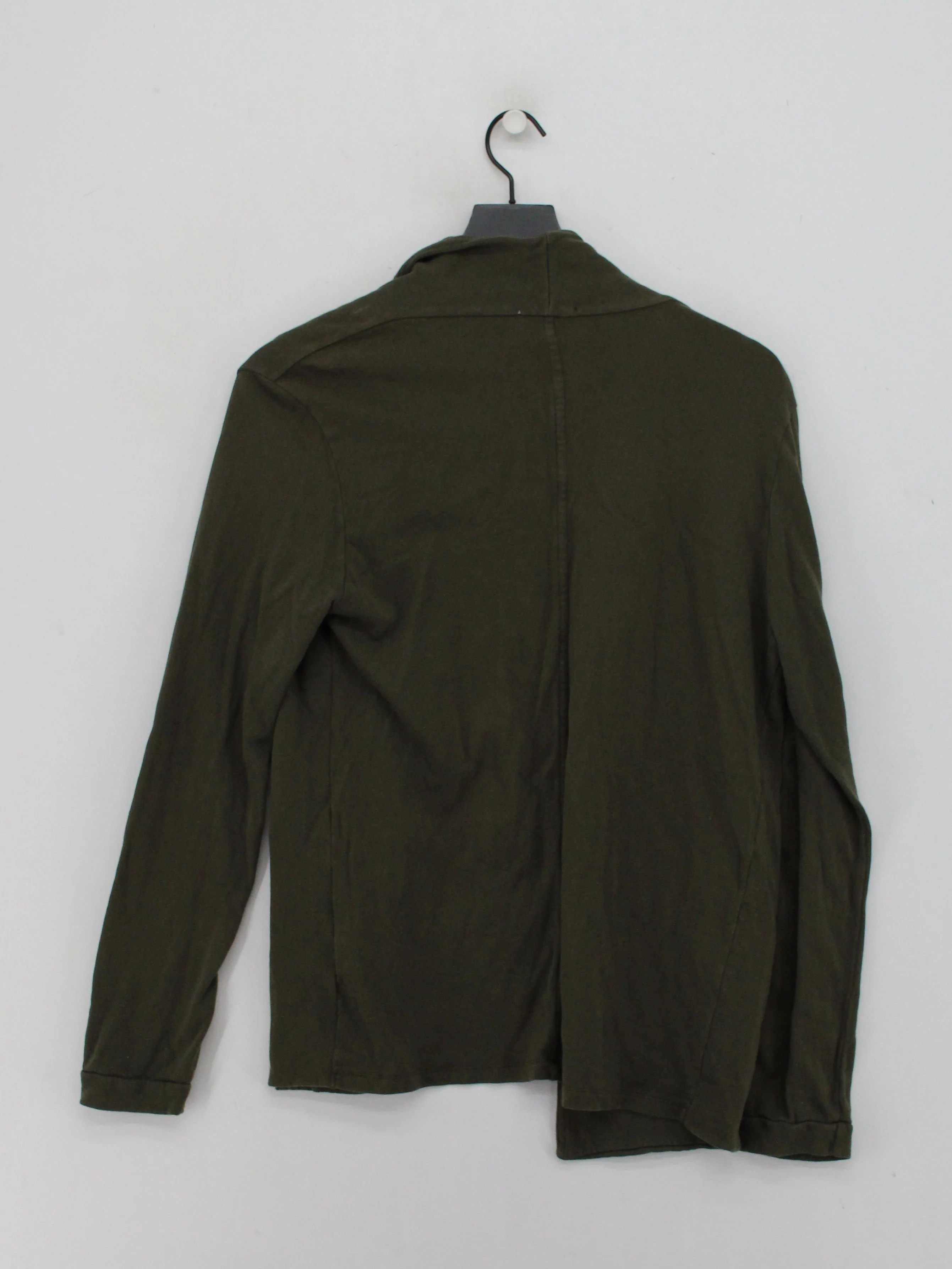 American Vintage Women's Cardigan M Green 100% Cotton V-Neck Cardigan - Image 2