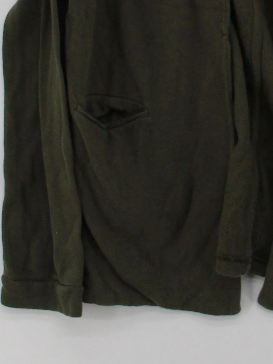 American Vintage Women's Cardigan M Green 100% Cotton V-Neck Cardigan - Image 4