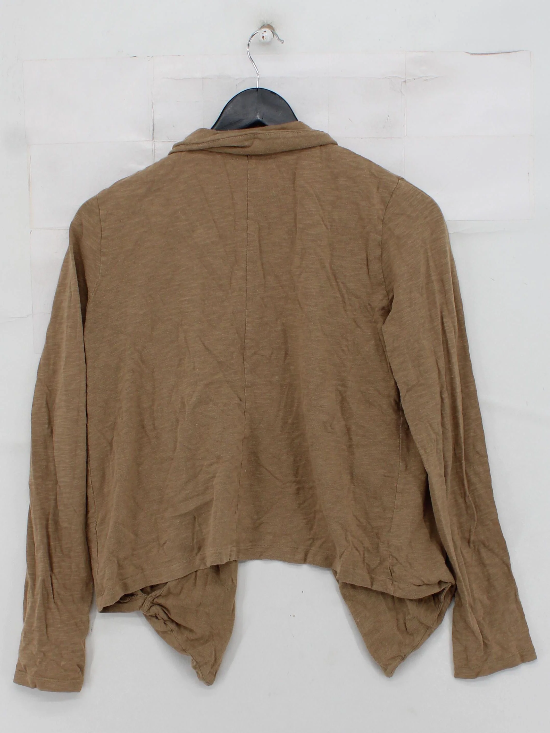 American Vintage Women's Cardigan S Tan 100% Cotton Collared Cardigan - Image 2
