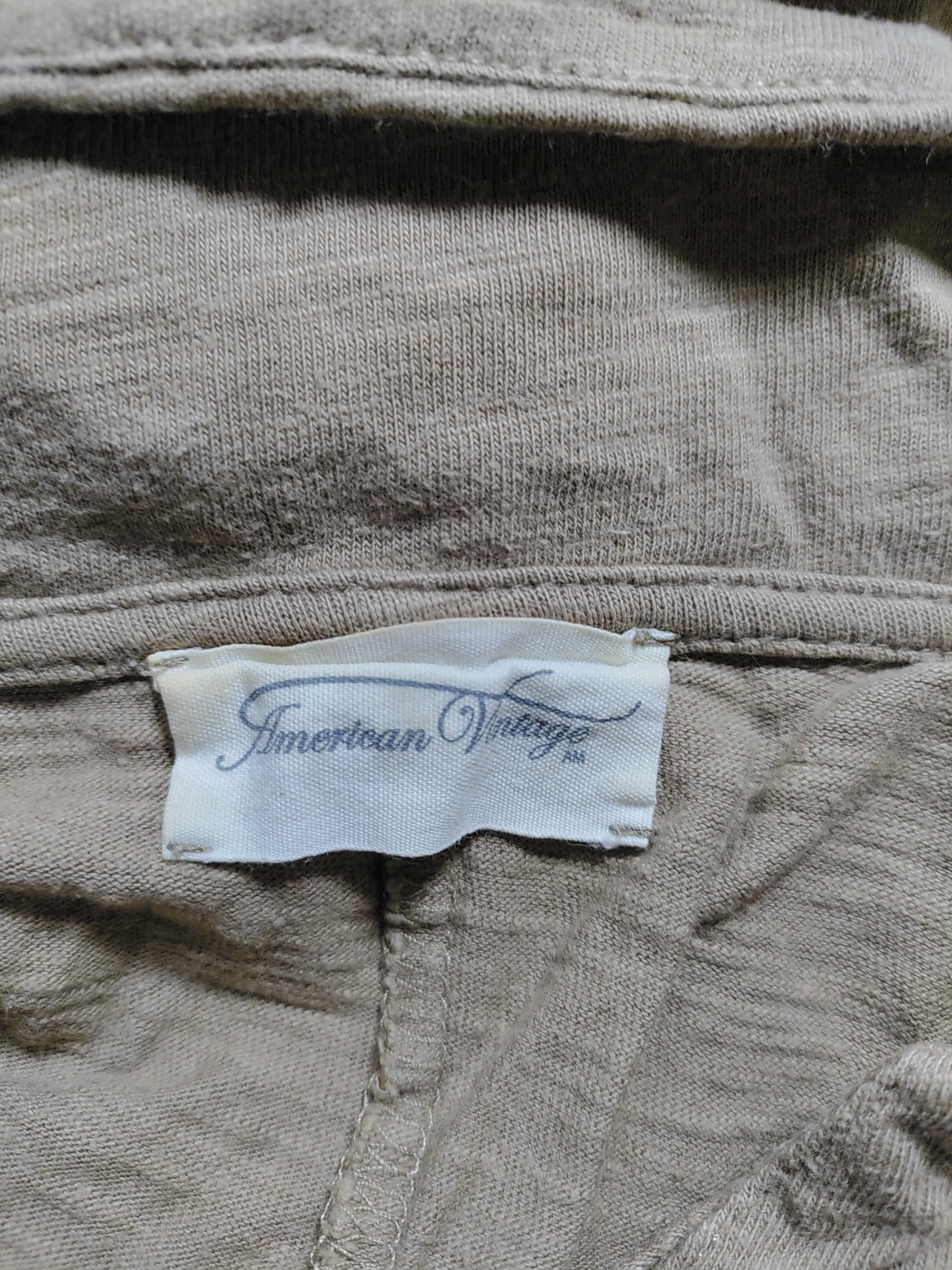 American Vintage Women's Cardigan S Tan 100% Cotton Collared Cardigan - Image 5