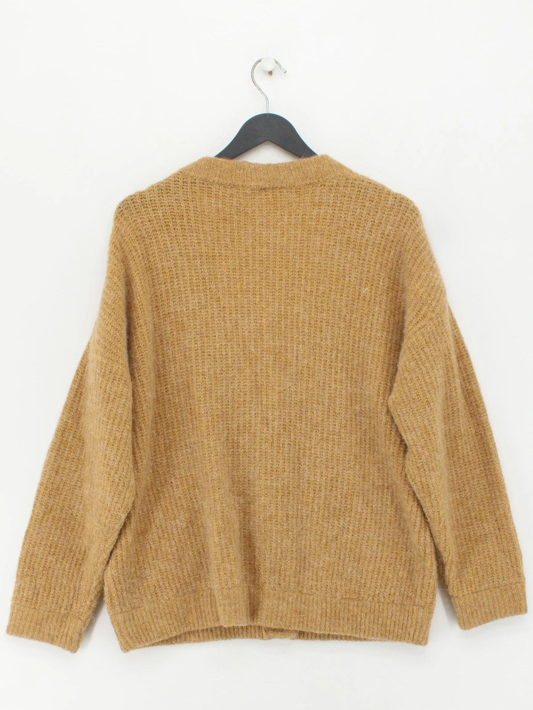 American Vintage Women's Cardigan XS Brown Acrylic - Image 2
