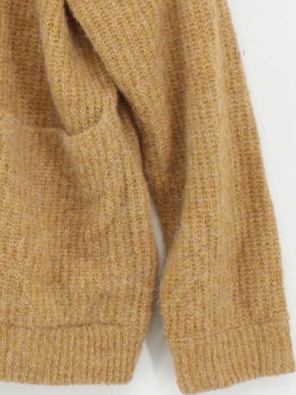 American Vintage Women's Cardigan XS Brown Acrylic - Image 4