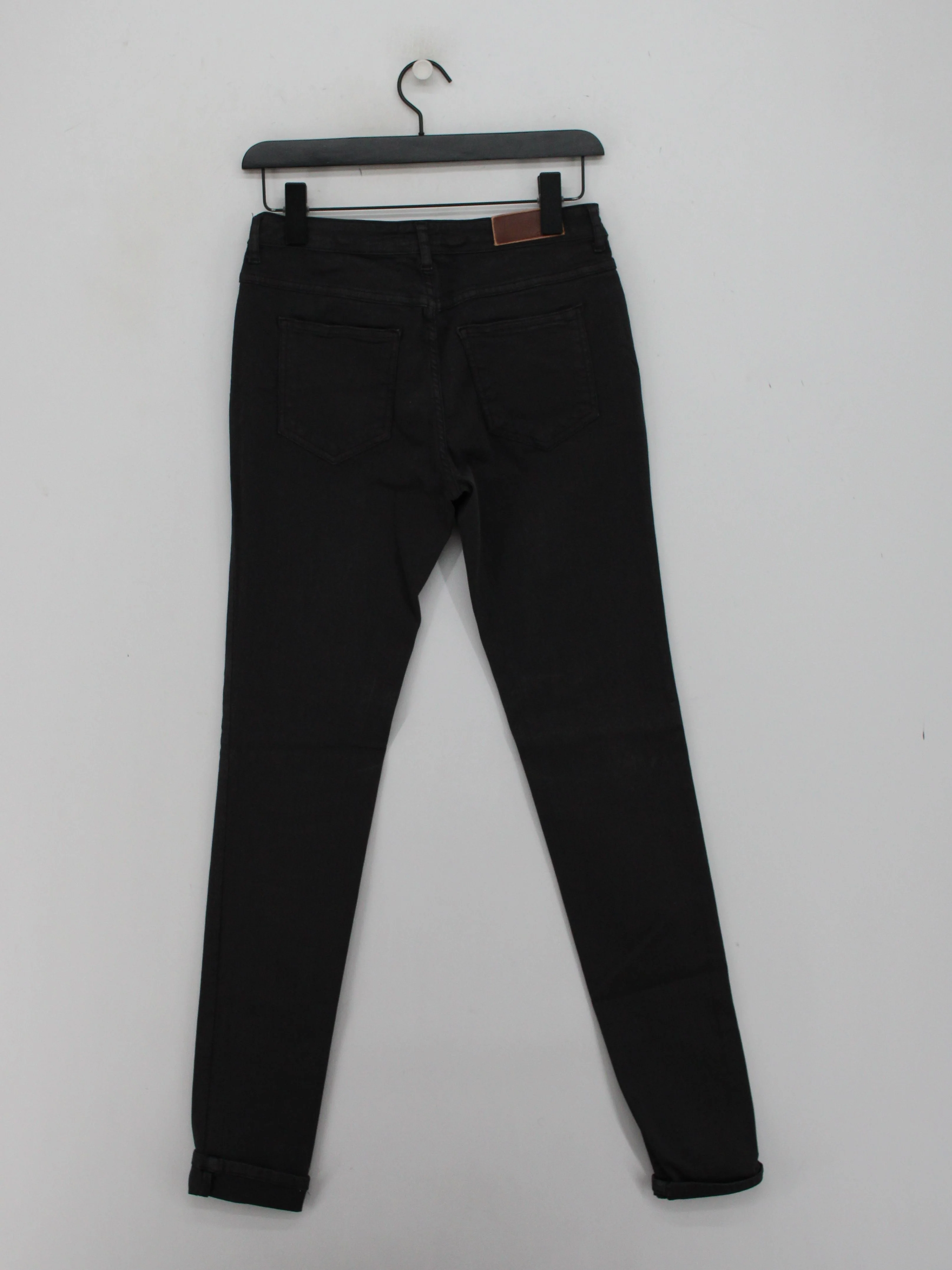 American Vintage Women's Jeans W 28 in Black Cotton - Image 2