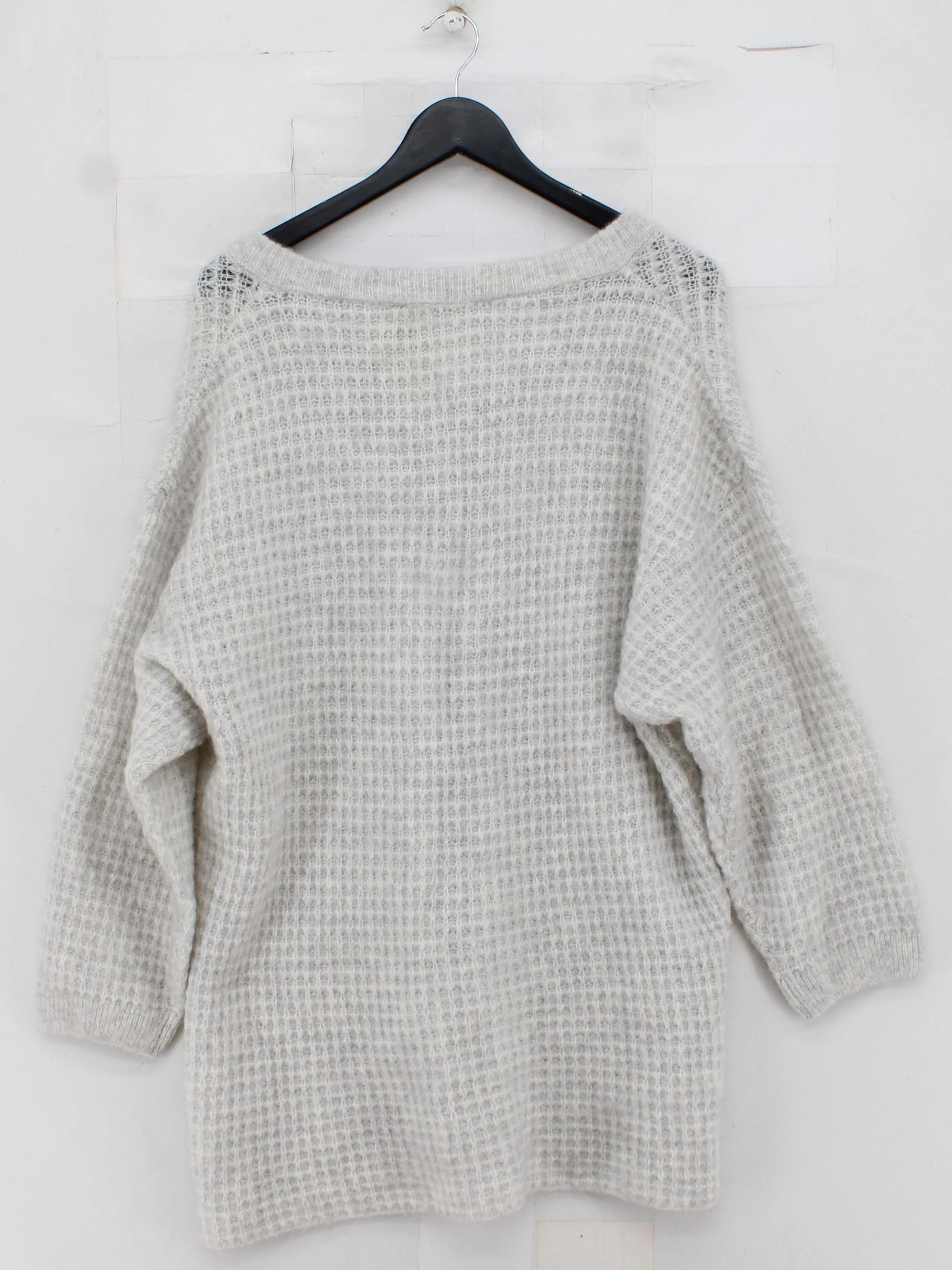 American Vintage Women's Jumper Grey Wool - Image 2