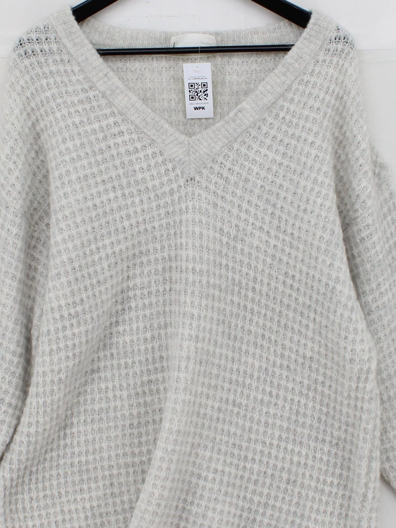 American Vintage Women's Jumper Grey Wool - Image 3