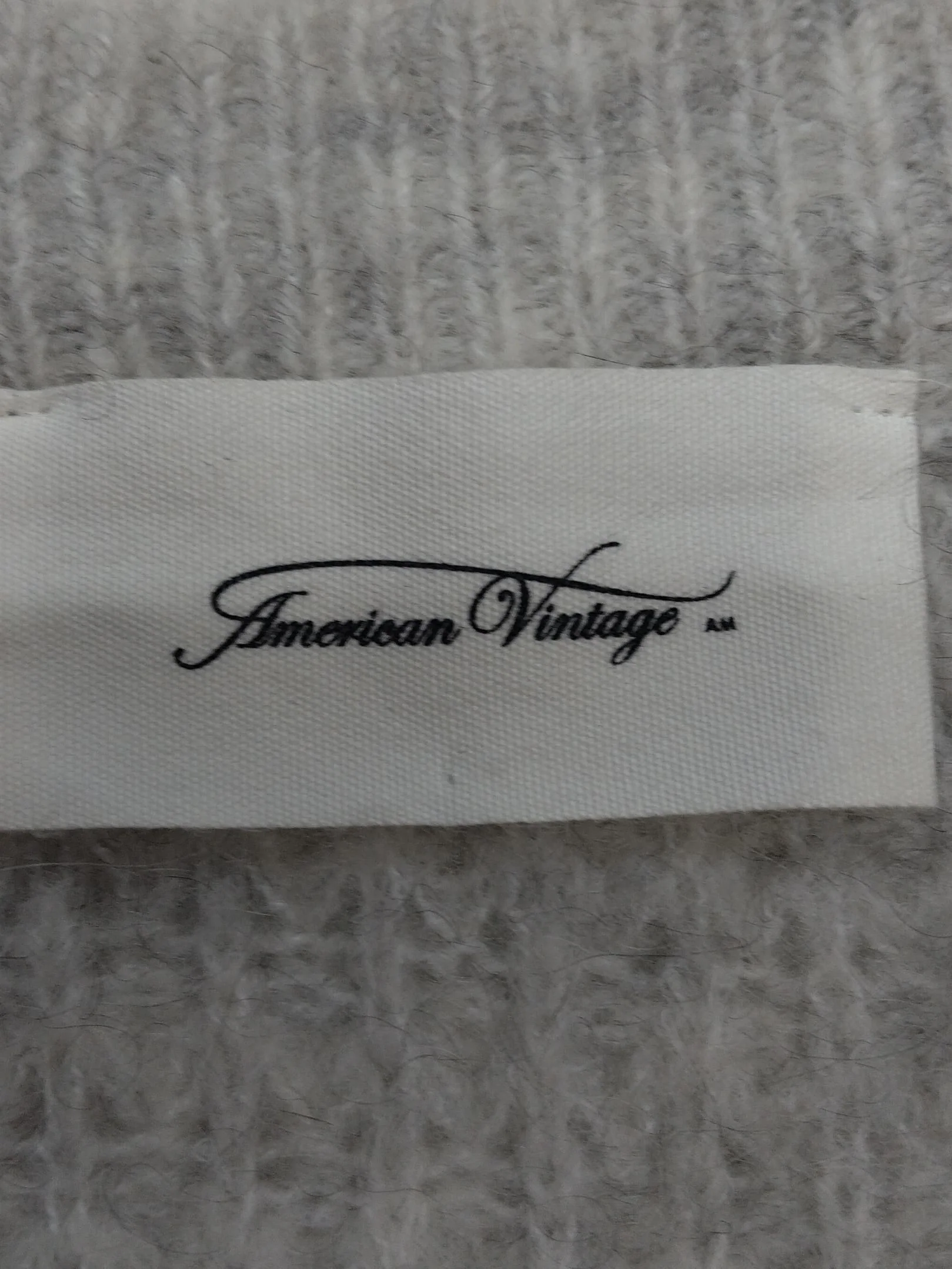 American Vintage Women's Jumper Grey Wool - Image 5