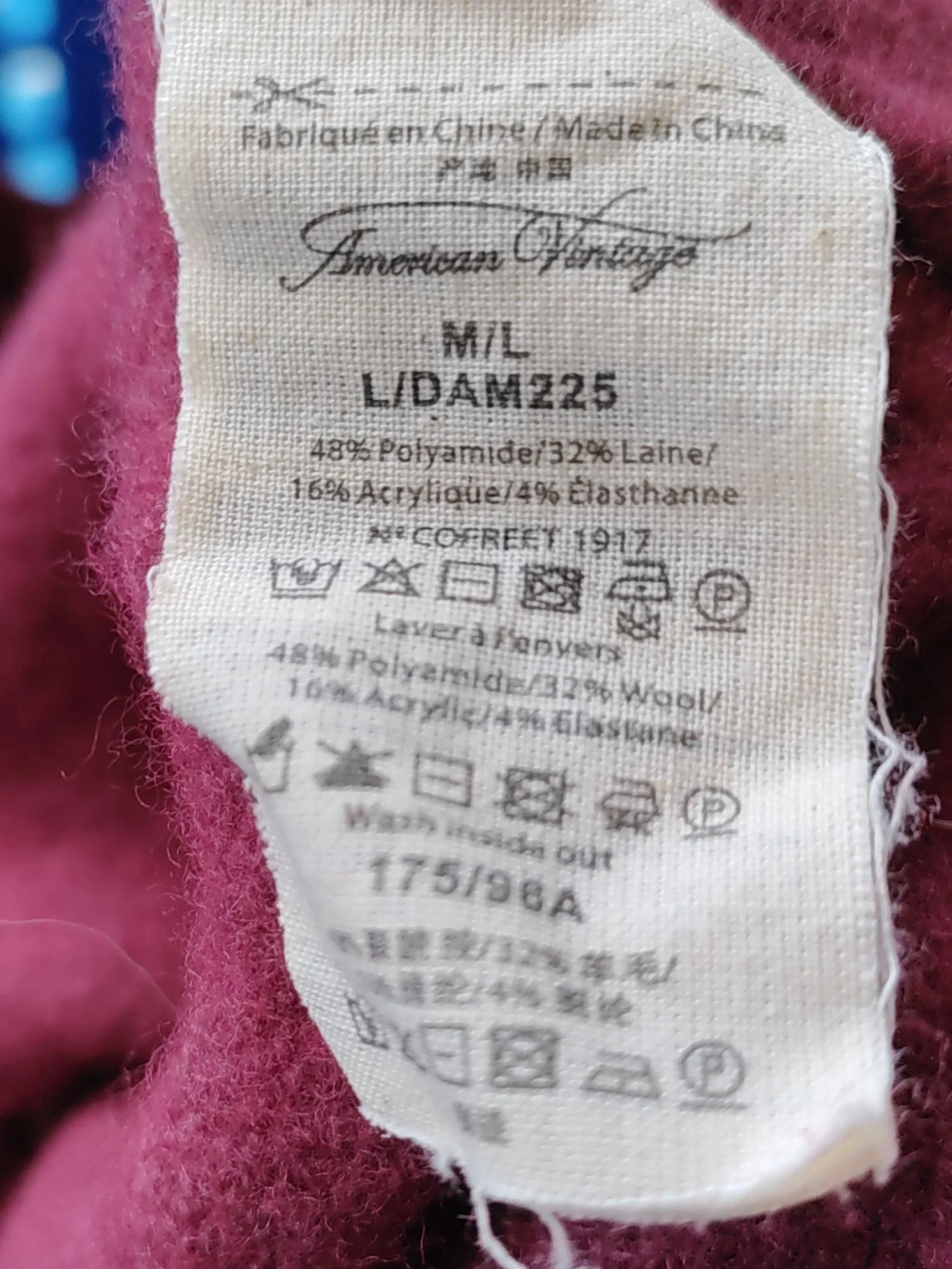 American Vintage Women's Jumper M Red Polyamide - Image 6