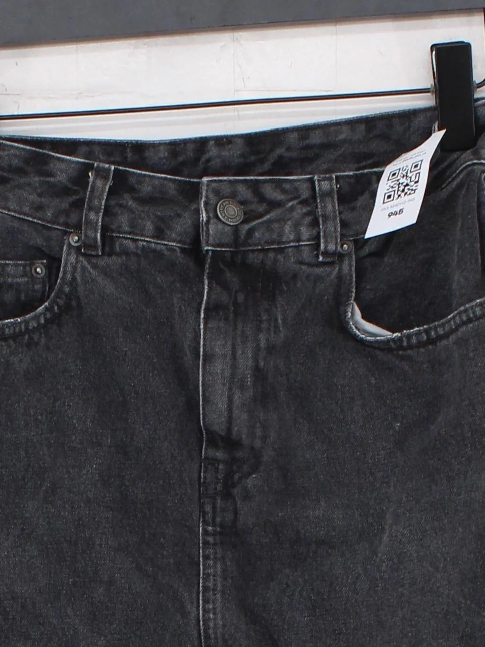 American Vintage Women's Mini Skirt S Grey 100% Cotton Short Mini - Image 3