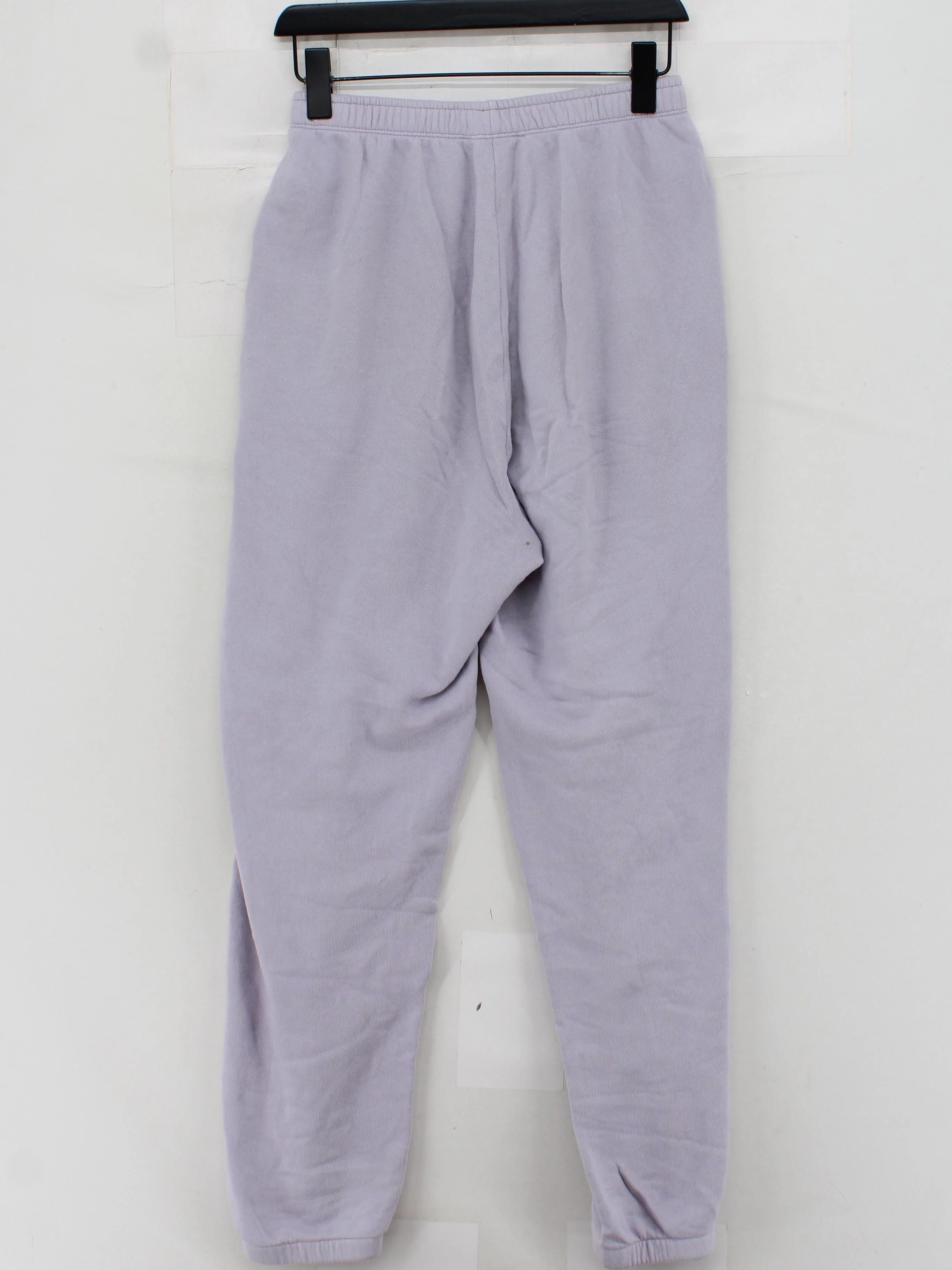 American Vintage Women's Sports Bottoms M Purple Cotton with Elastane Sweatpants - Image 2