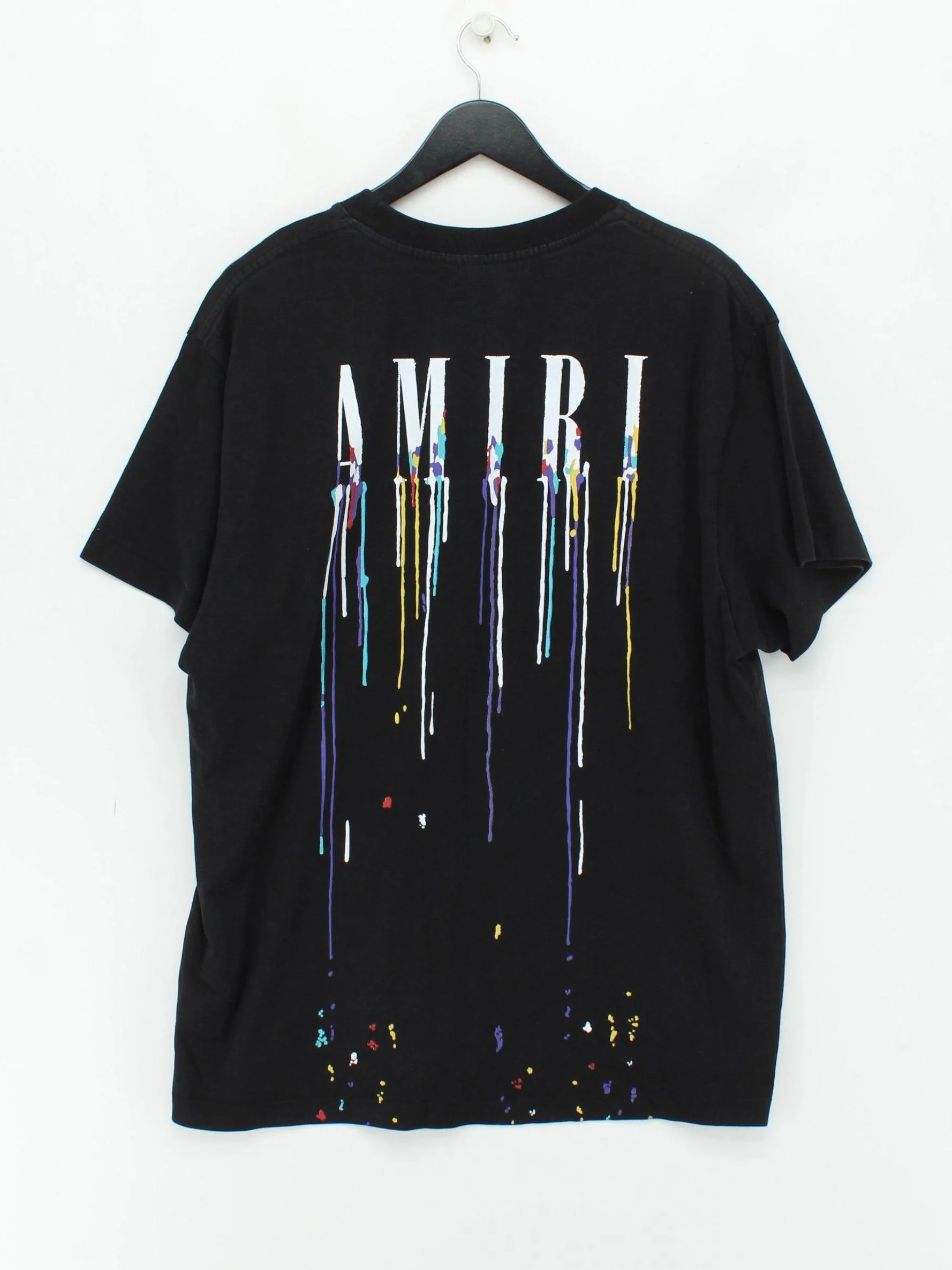 Amiri Men's T-Shirt L Black Graphic 100% Cotton Basic - Image 2